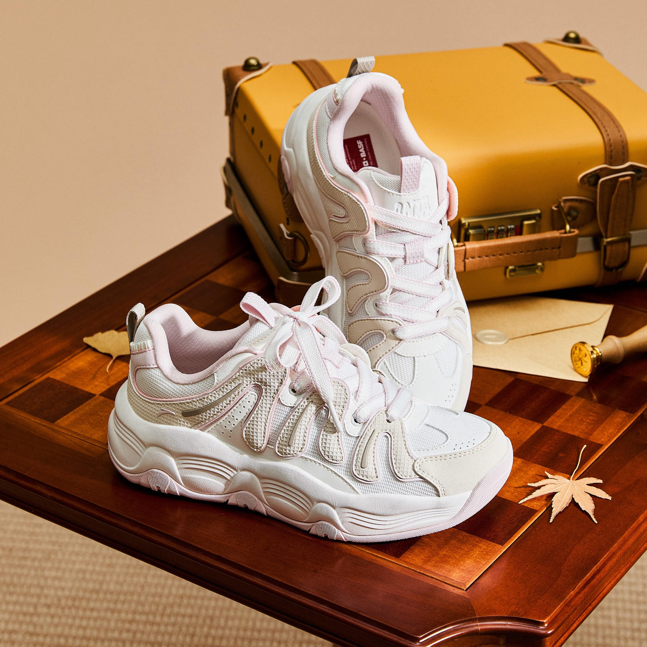 ANTA Women Lace-Up Sneakers - MILKSHAKE V2-women-shoes-sneakers-image-5