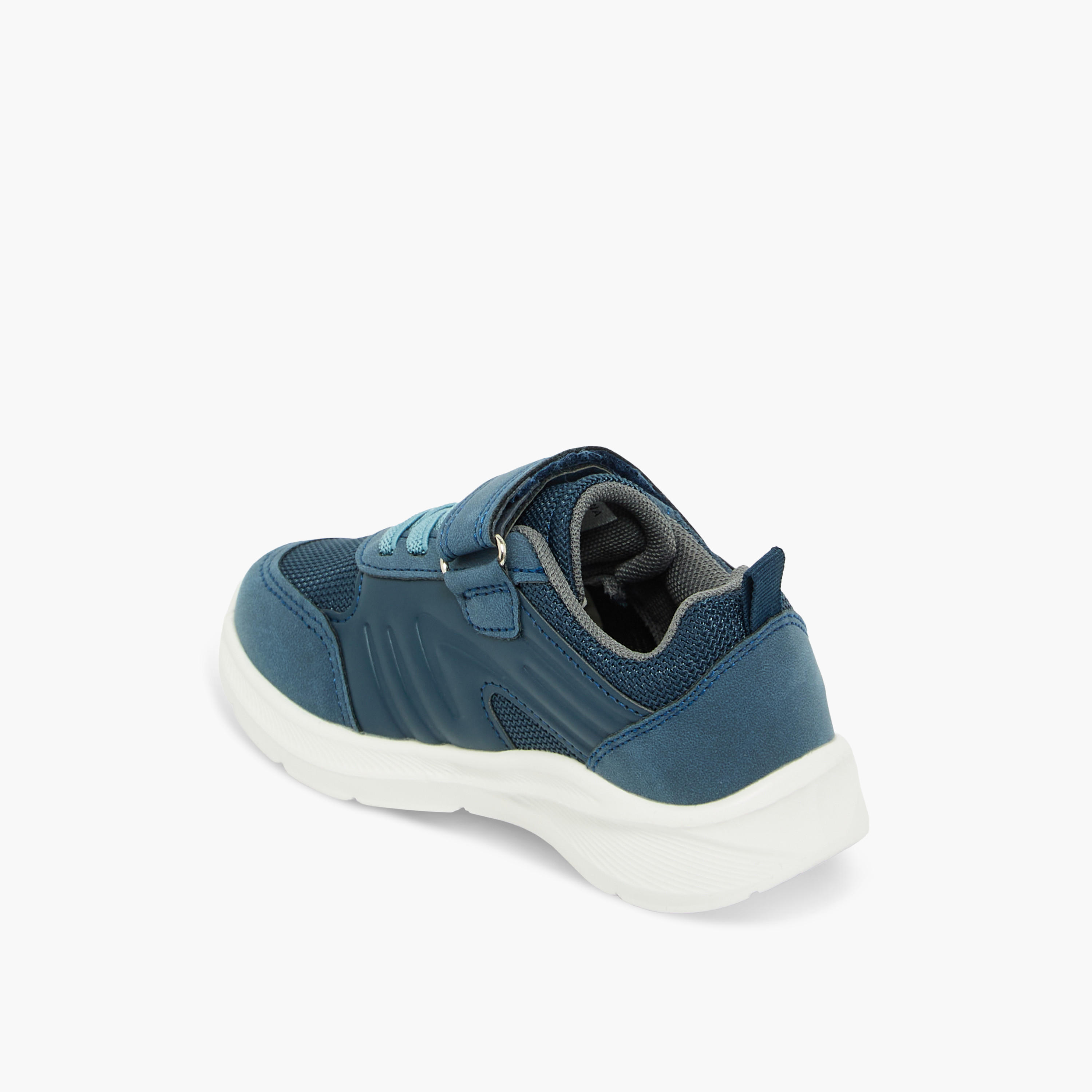 حذاء سنيكرز برقبة كاحل بشريط إغلاق لاصق للأولاد من جونيورز-boys-shoes-sneakers-image-5