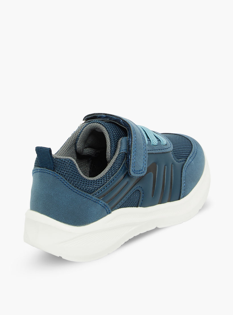 حذاء سنيكرز برقبة كاحل بشريط إغلاق لاصق للأولاد من جونيورز-boys-shoes-sneakers-image-6