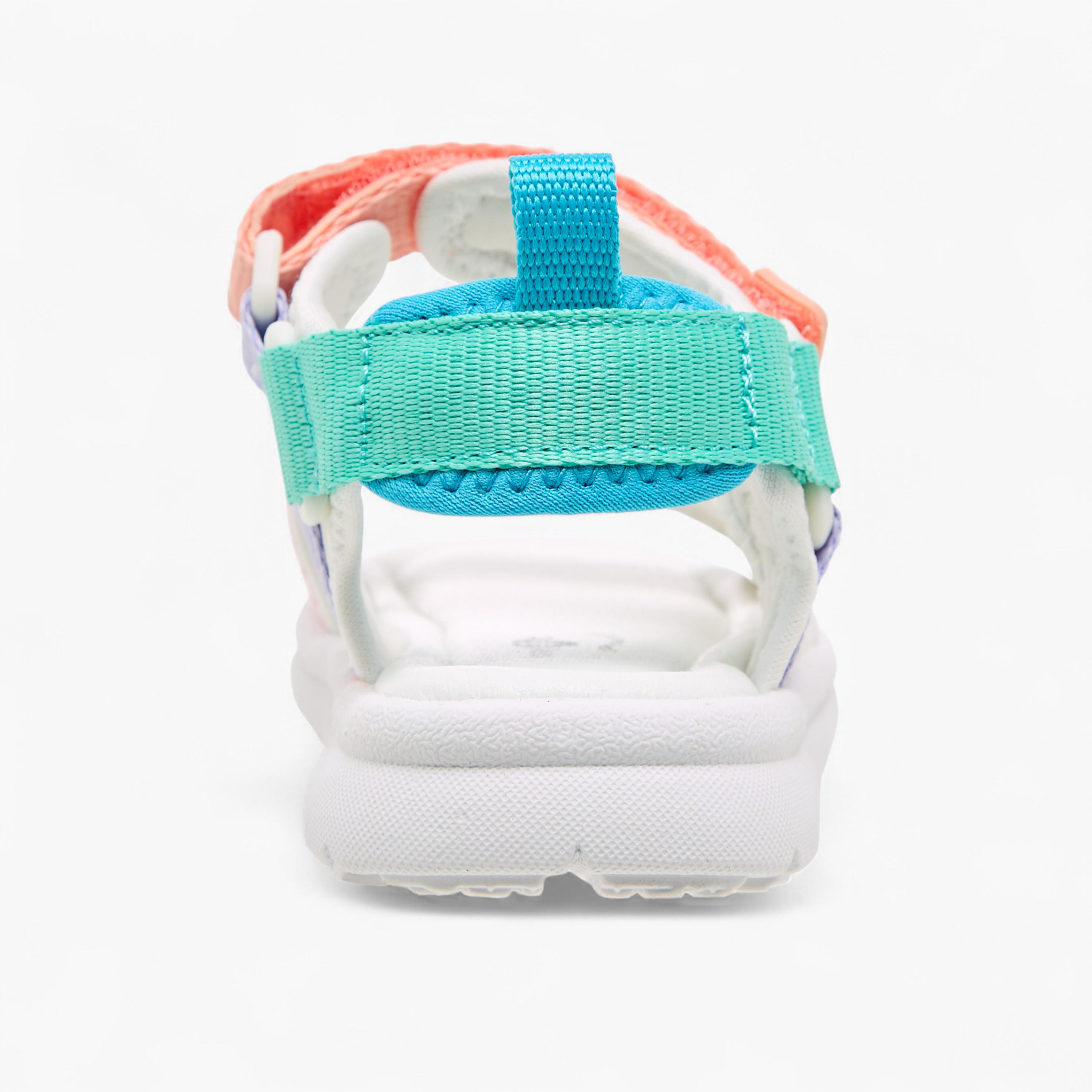 Barefeet Girls Colourblock Hook and Loop Sandals-girls-shoes-sandals-image-4