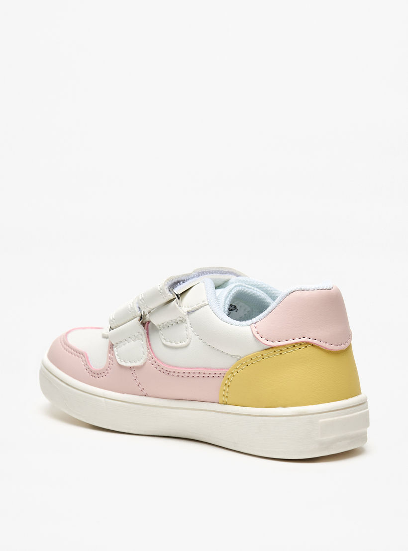 حذاء سنيكرز خفيف الوزن قوالب ملونة بشريط إغلاق لاصق من بيرفيت-girls-shoes-sneakers-image-2