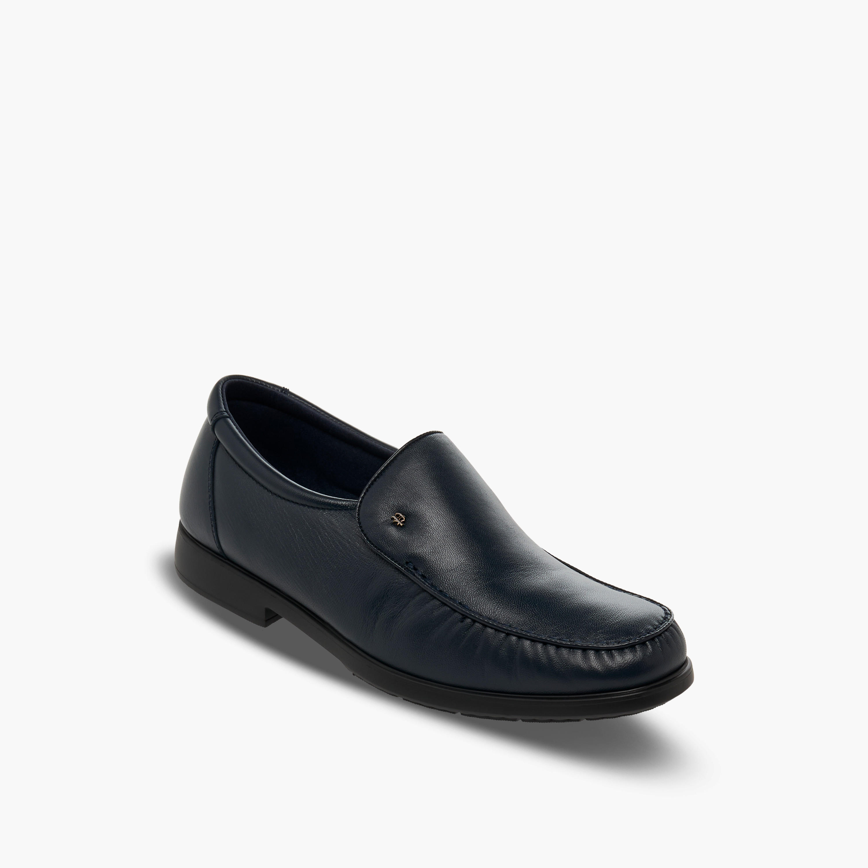 Pinosos Men Genuine Leather Slip-On Loafers-men-shoes-formalshoes-image-2