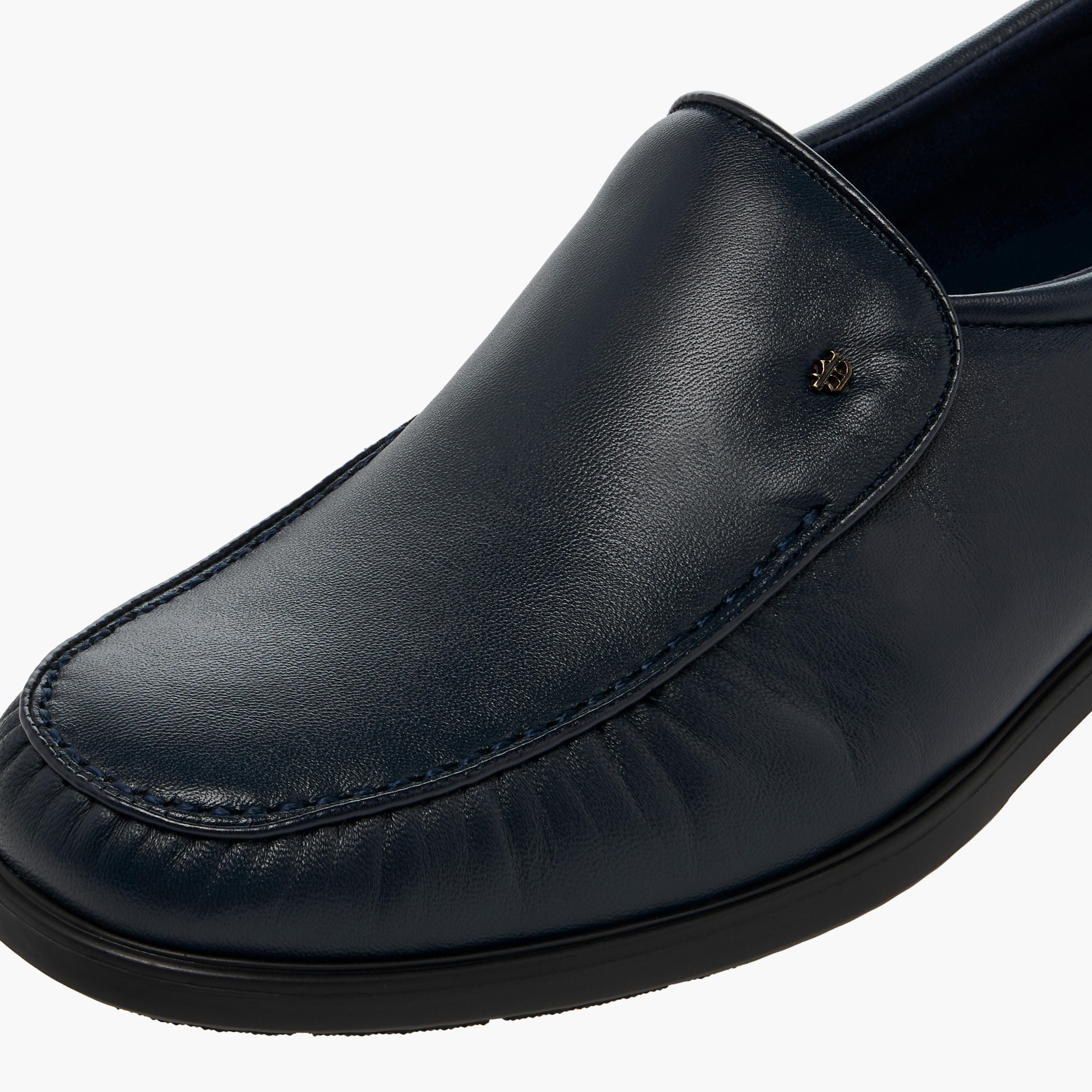 Pinosos Men Genuine Leather Slip-On Loafers-men-shoes-formalshoes-image-7