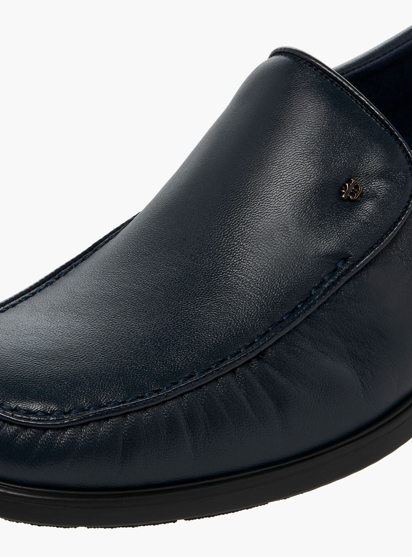 Pinosos Men Genuine Leather Slip-On Loafers-men-shoes-formalshoes-image-7