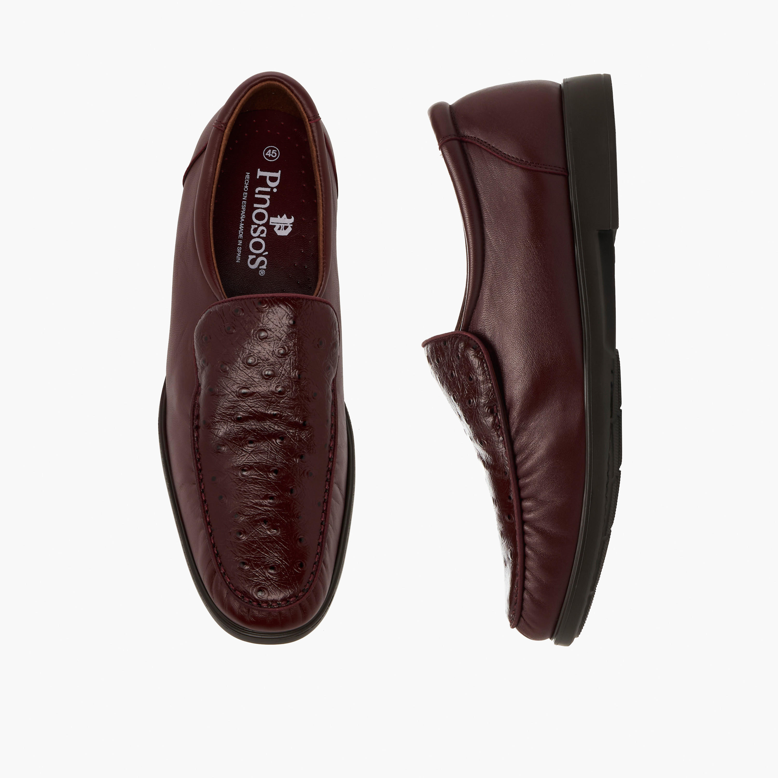 Pinosos Men Genuine Leather Slip-On Loafers-men-shoes-loafersandmoccasins-image-1