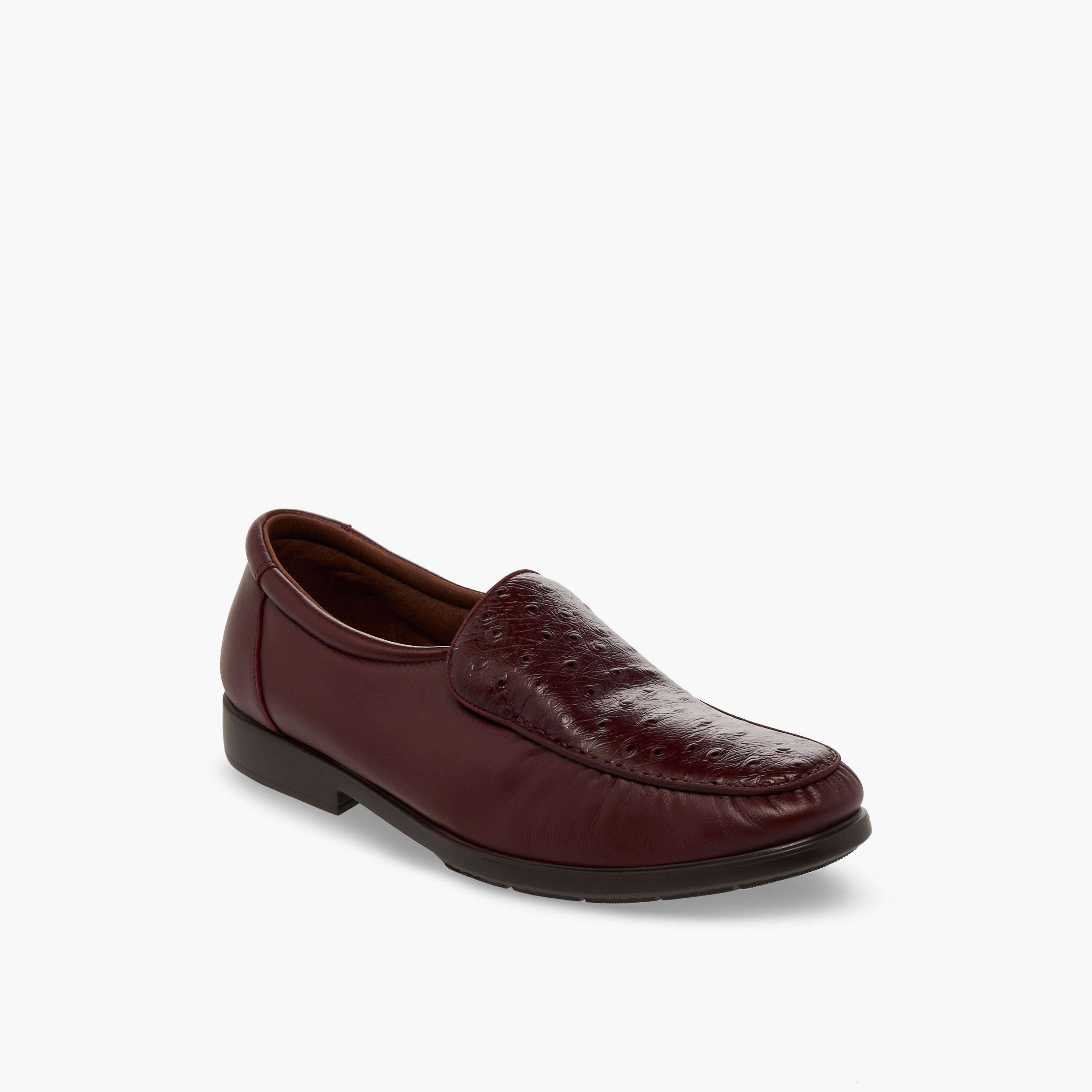 Pinosos Men Genuine Leather Slip-On Loafers-men-shoes-loafersandmoccasins-image-2