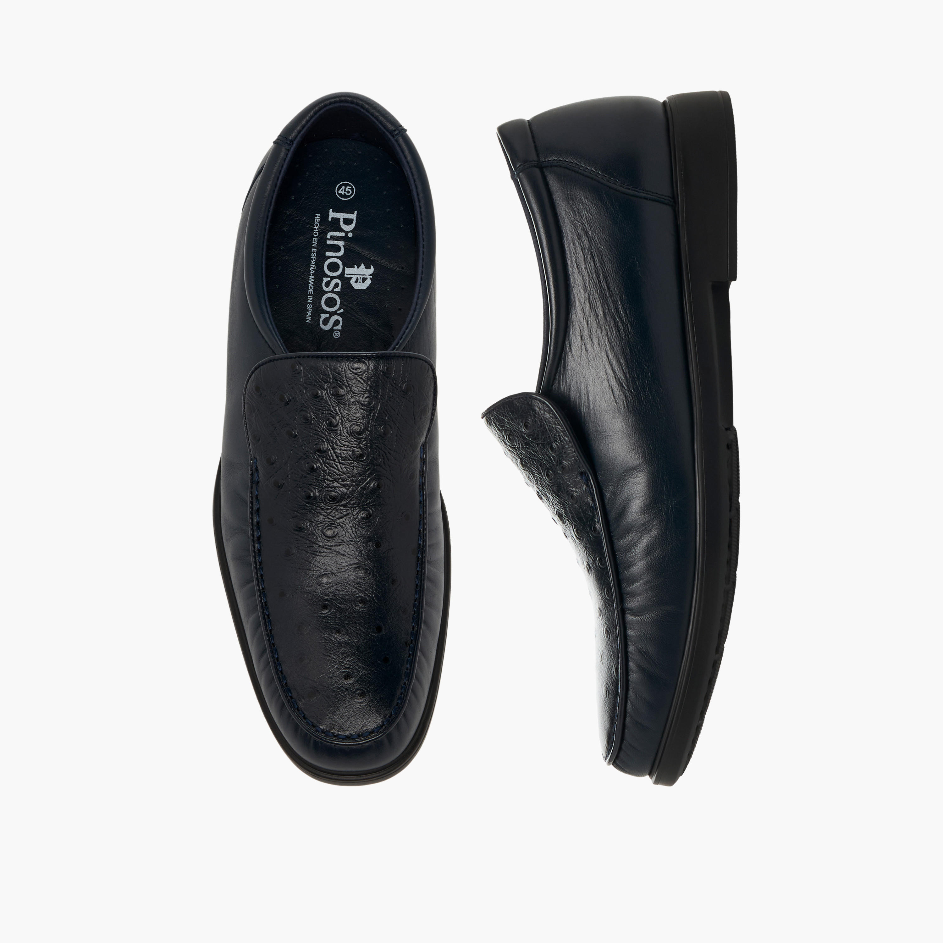 Pinosos Men Genuine Leather Slip-On Loafers-men-shoes-loafersandmoccasins-image-1