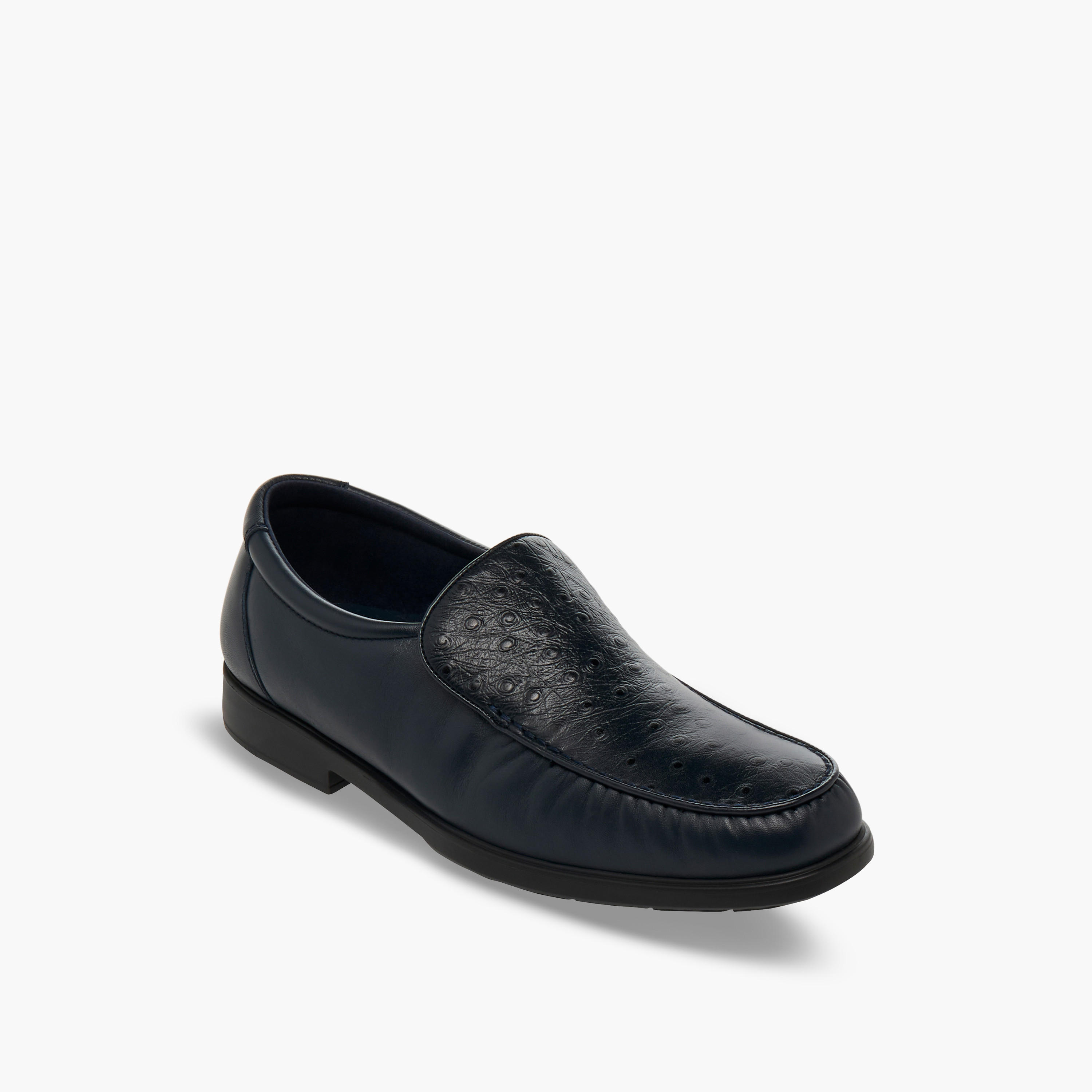 Pinosos Men Genuine Leather Slip-On Loafers-men-shoes-loafersandmoccasins-image-2