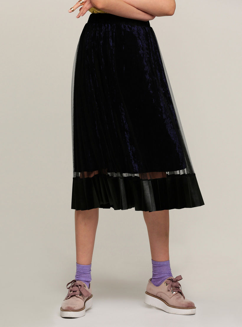 تنورة متوسطة الطول بخصر مطّاطي-women-clothing-bottoms-skirts-image-5