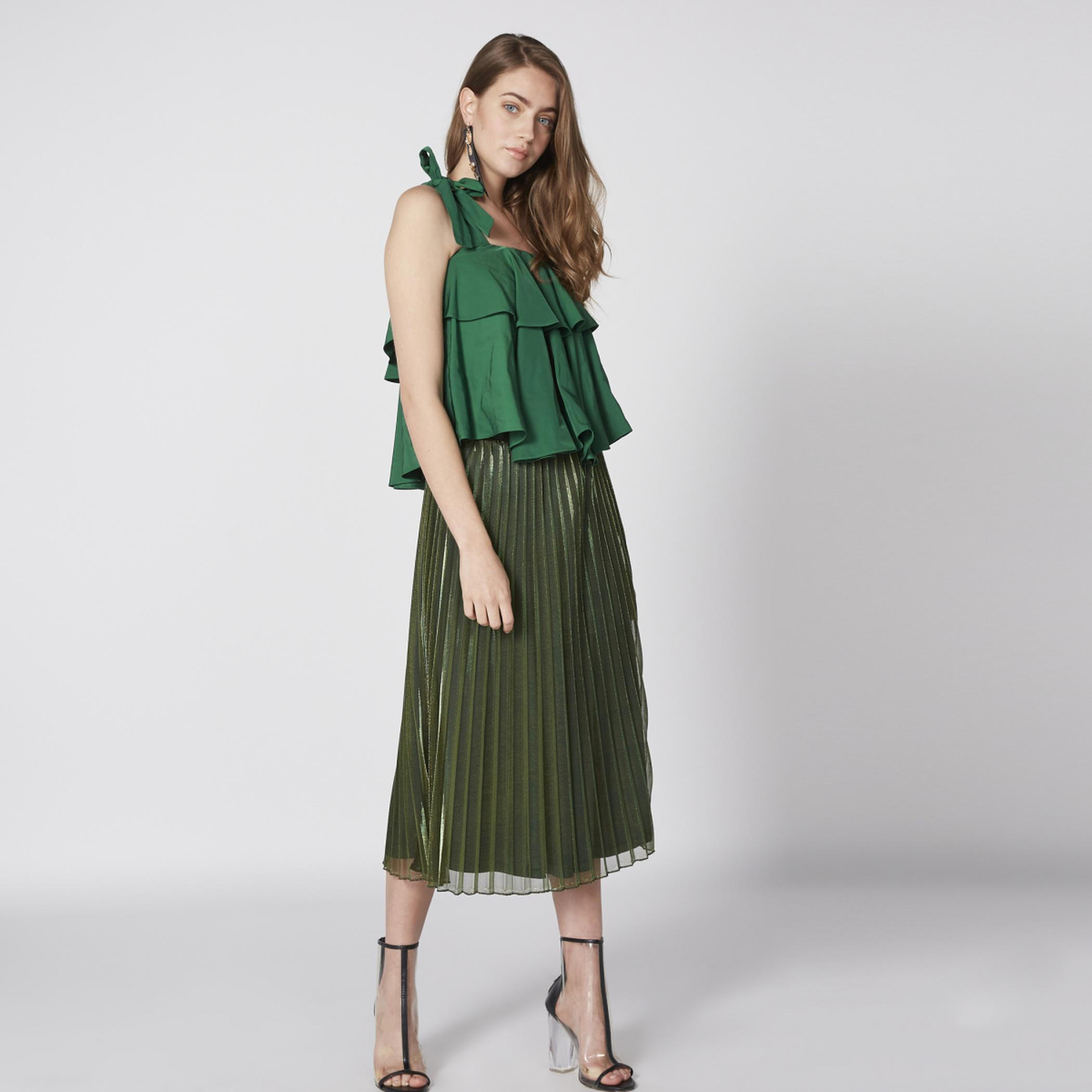 Ruffle Detail Crop Top with Tie Ups-women-clothing-shirtsandblouses-blouses-image-2
