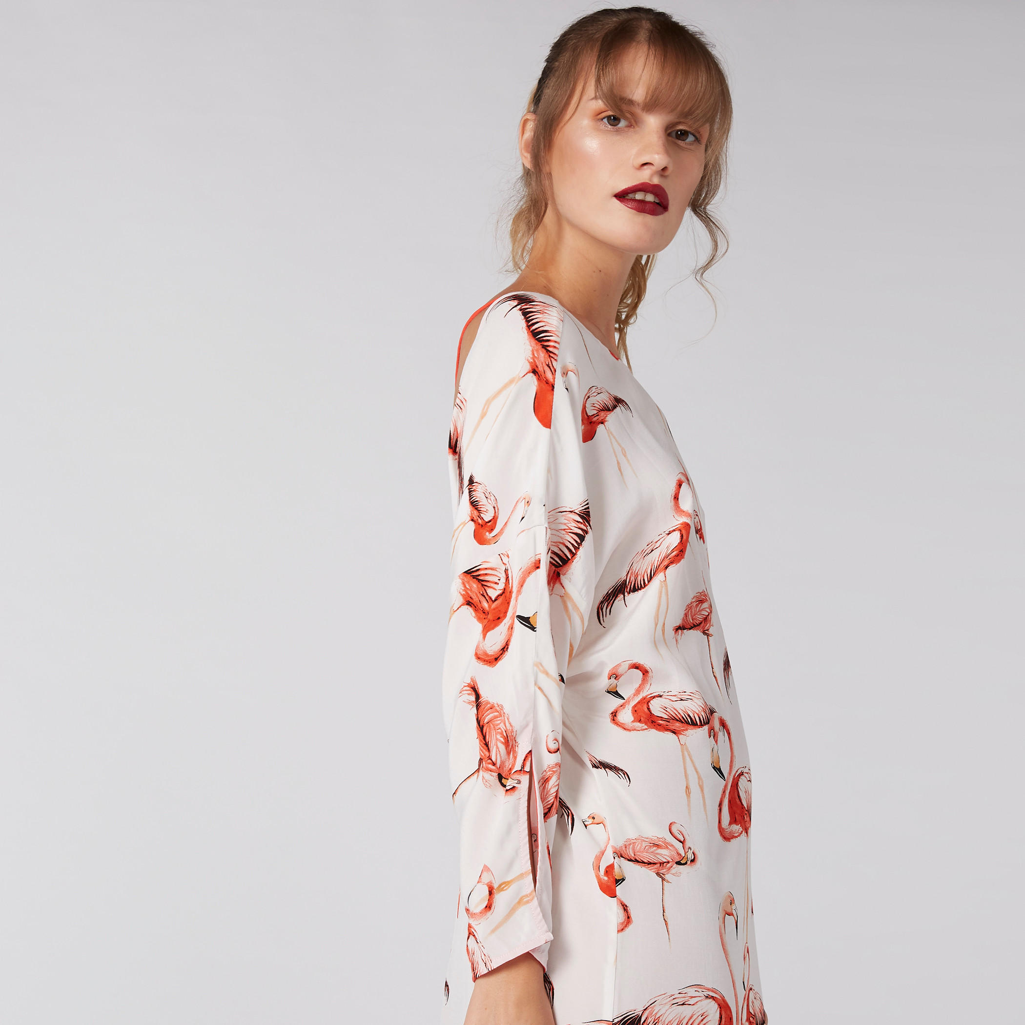فستان بطبعات فلامنجو وأكمام طويلة وفتحات-women-clothing-dresses-image-6