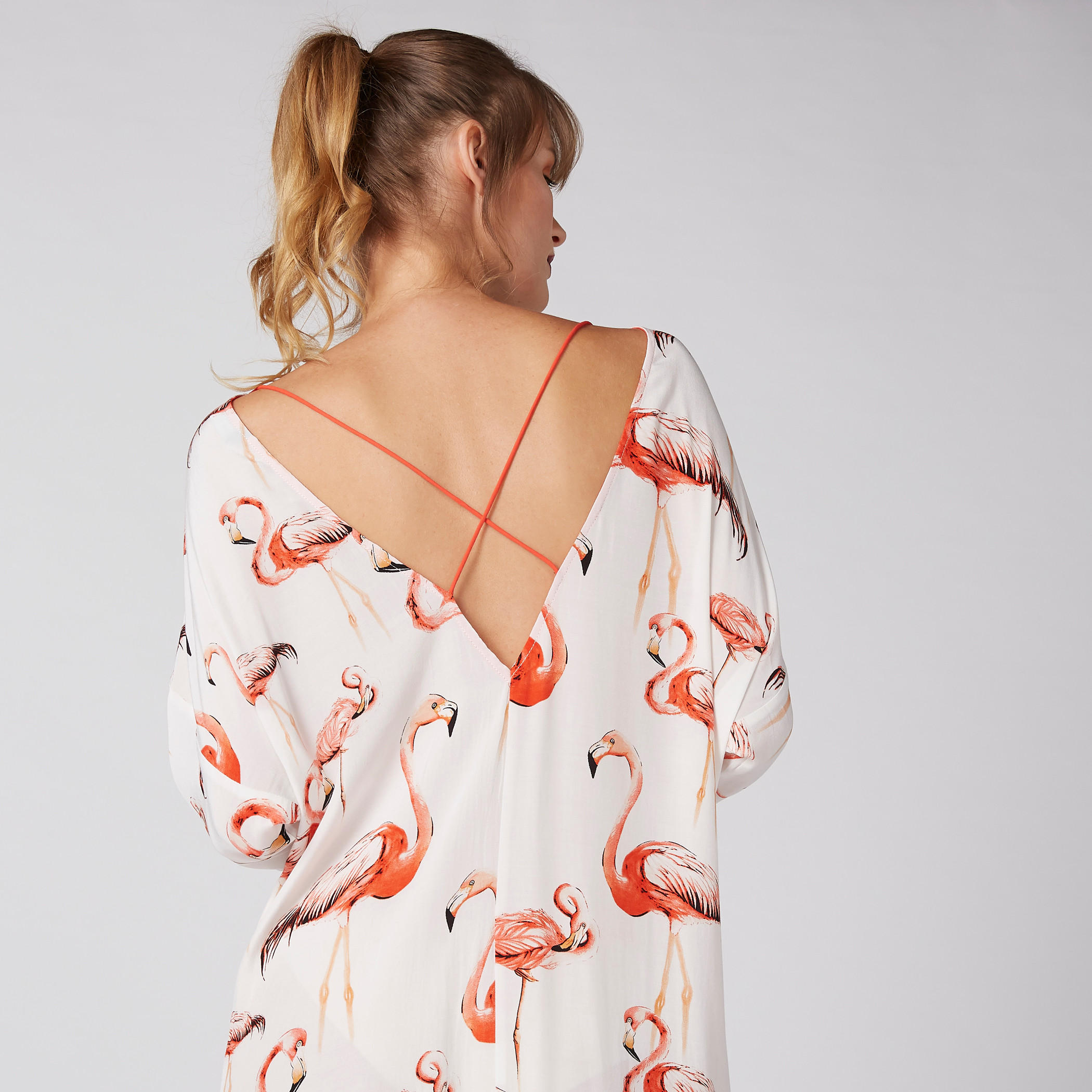 فستان بطبعات فلامنجو وأكمام طويلة وفتحات-women-clothing-dresses-image-7