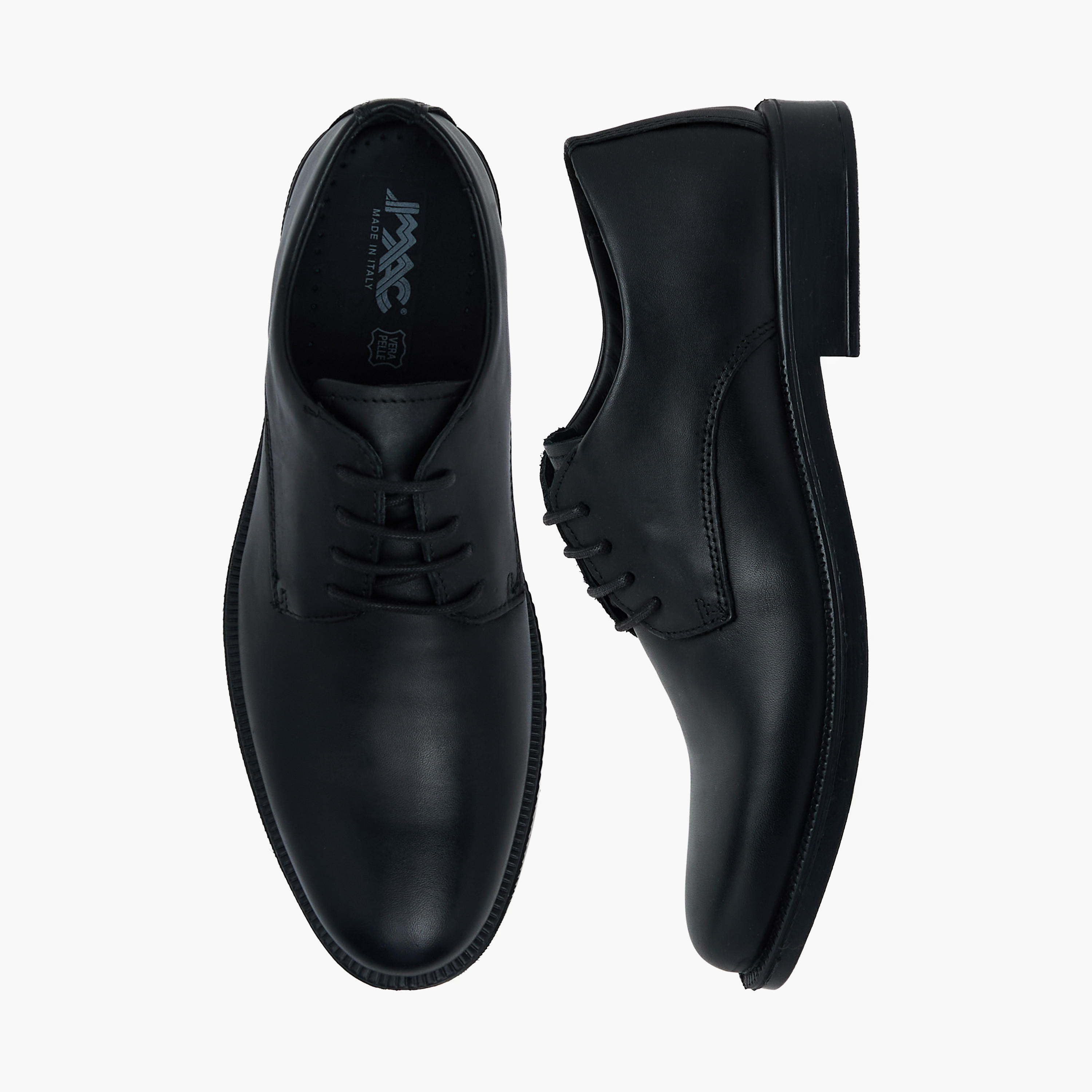 IMAC Men Leather Lace-Up Derby Shoes-men-shoes-formalshoes-image-1