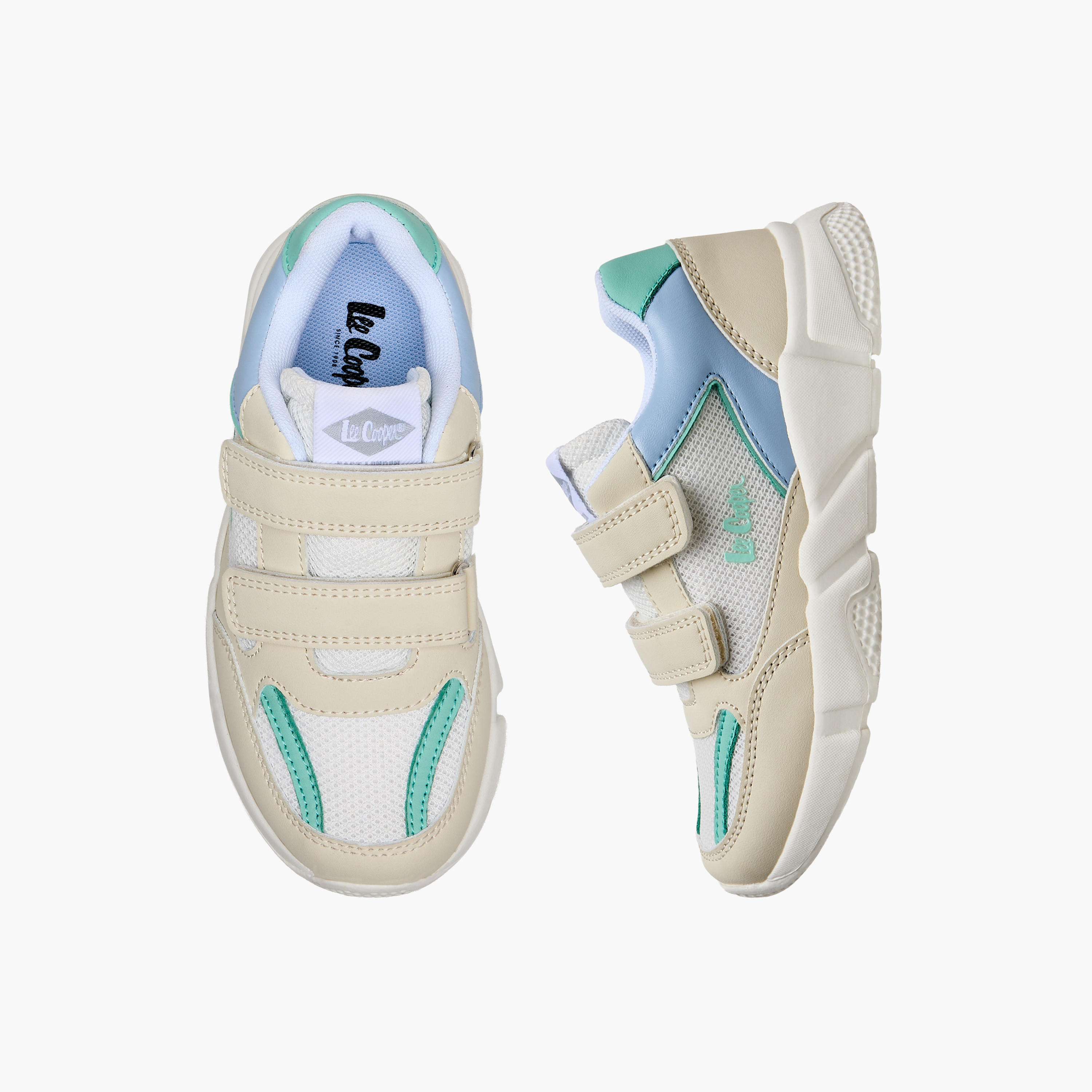 حذاء سنيكرز بشريط إغلاق لاصق للبنات من لي كوبر-girls-shoes-sneakers-image-5