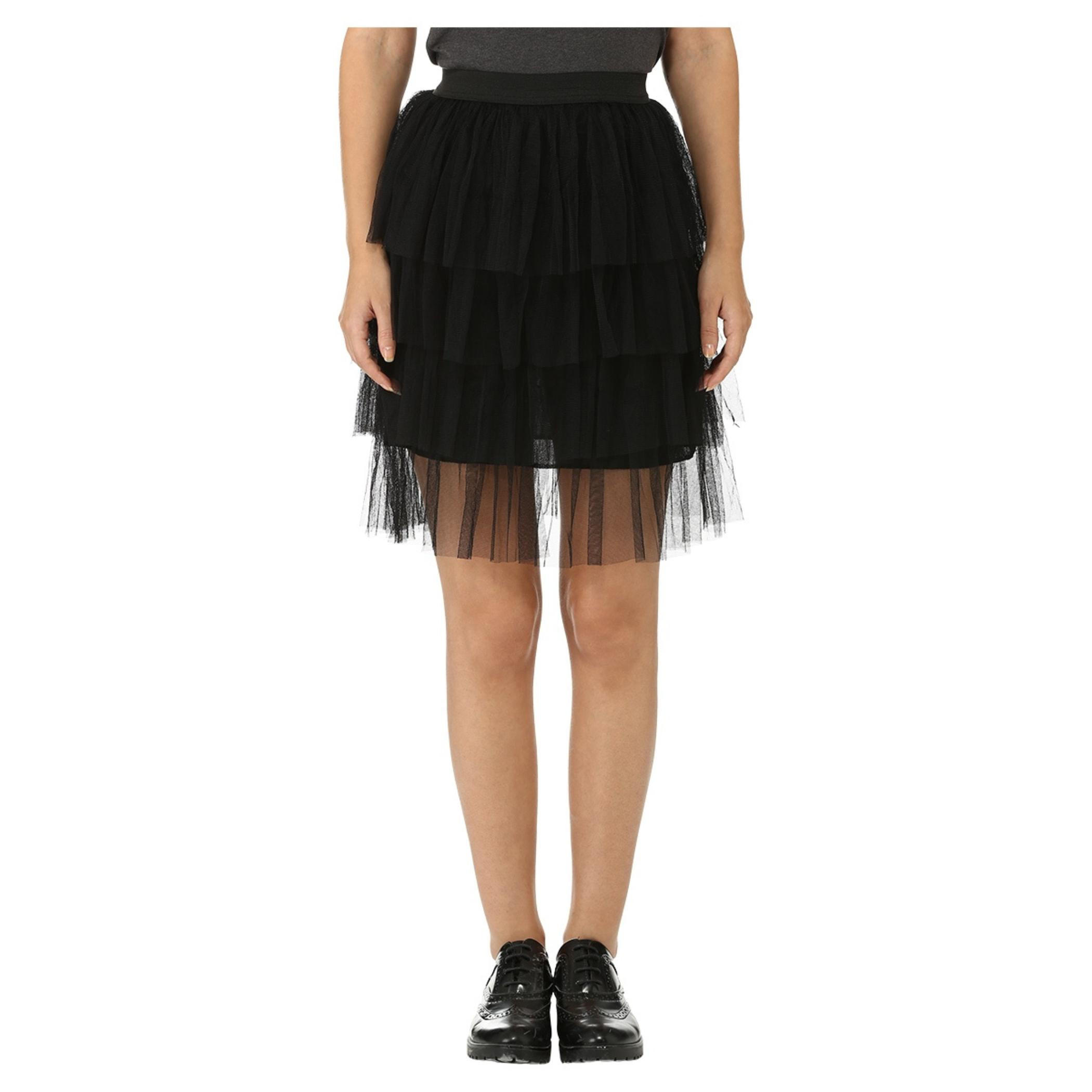 Mesh Ruffled Skirt-women-clothing-bottoms-skirts-image-1