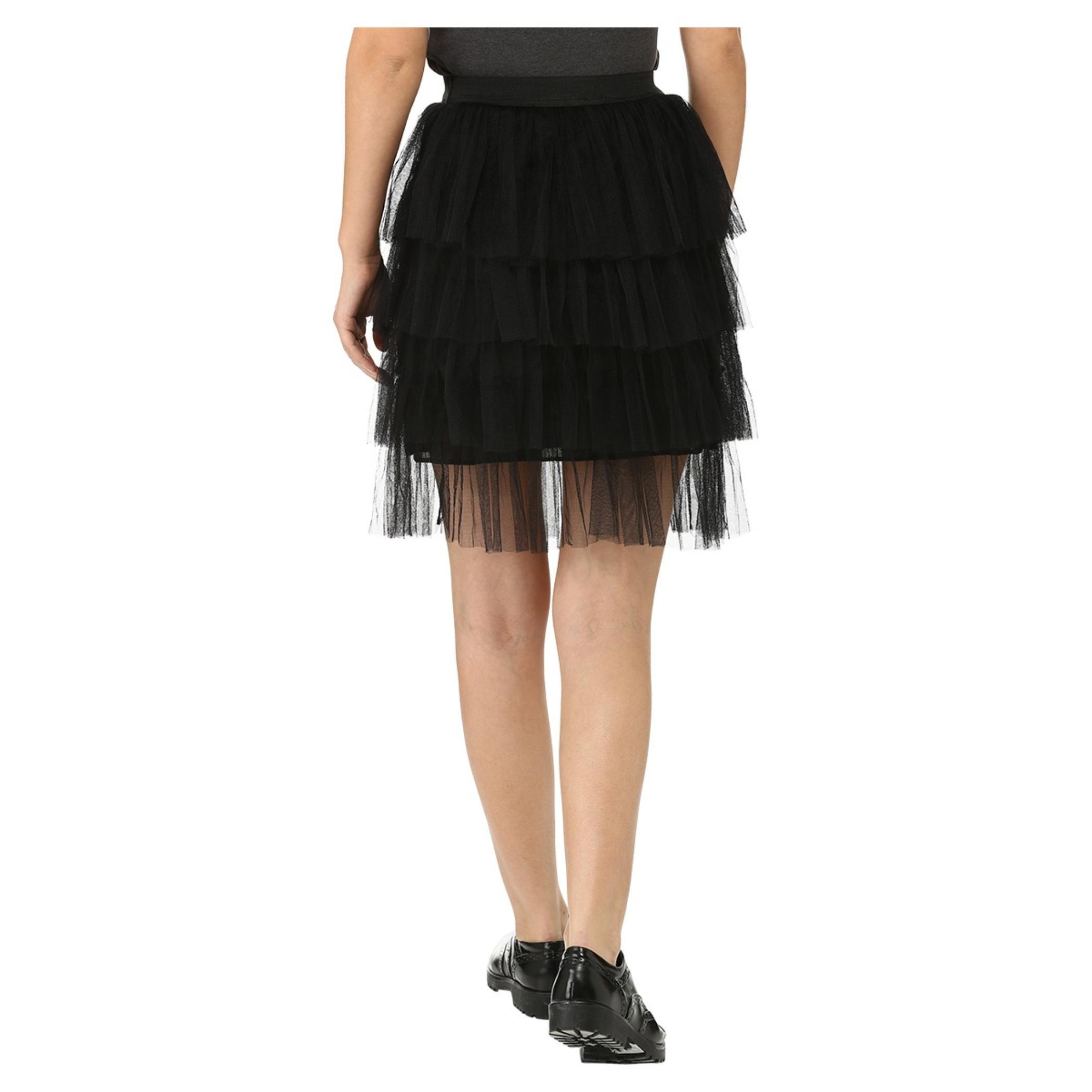 Mesh Ruffled Skirt-women-clothing-bottoms-skirts-image-2