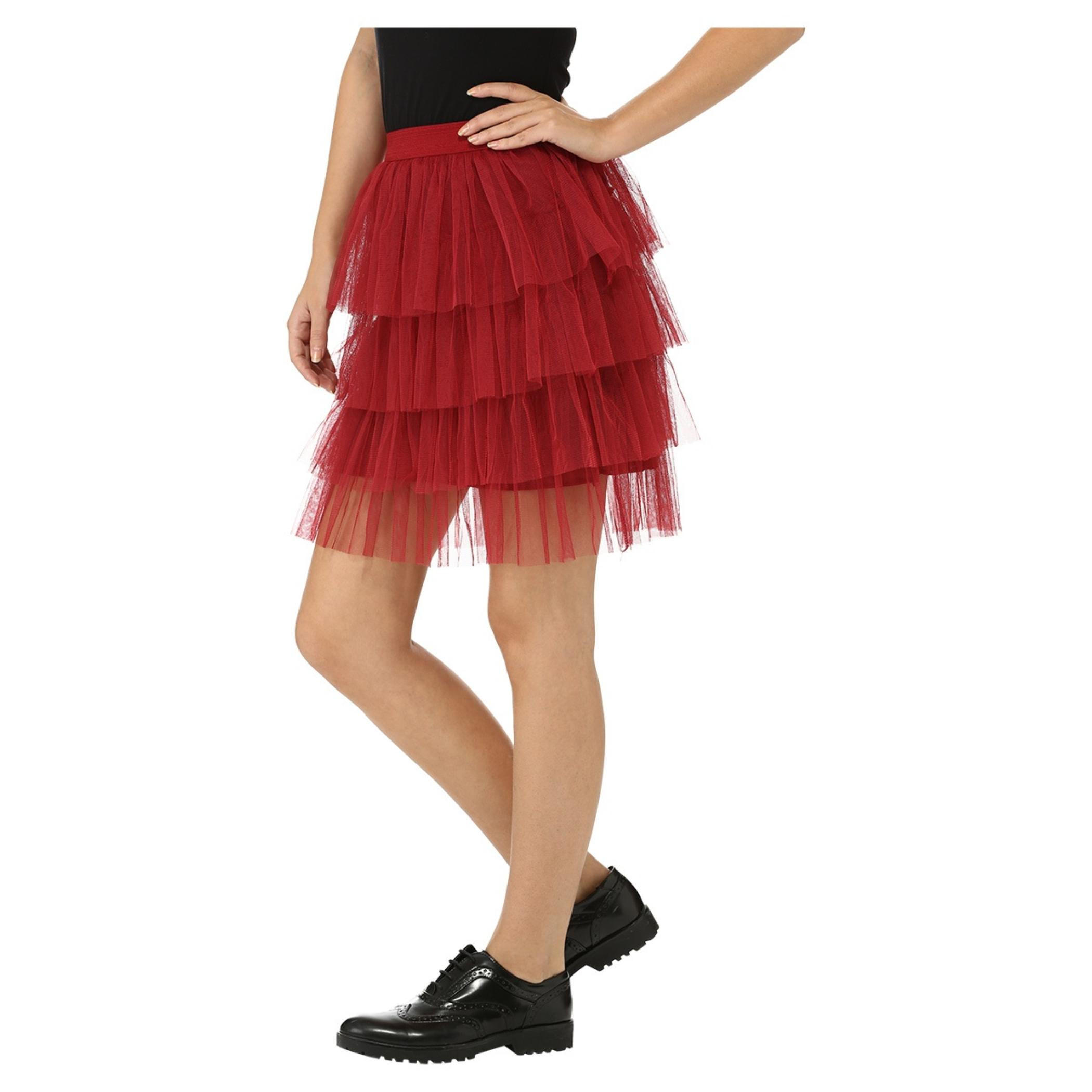 Mesh Ruffled Skirt-women-clothing-bottoms-skirts-image-8