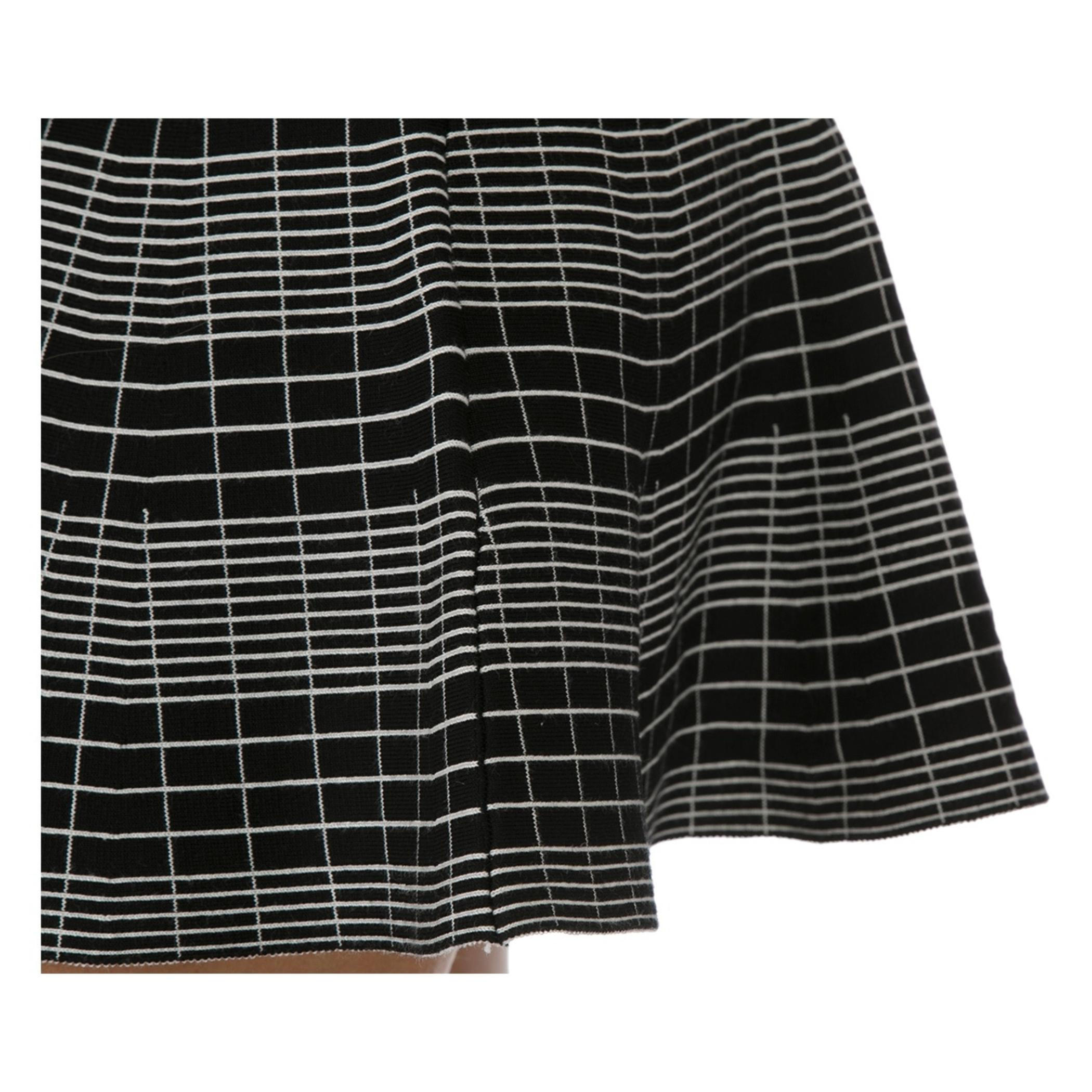 Chequered Panel Skirt-women-clothing-bottoms-skirts-image-2