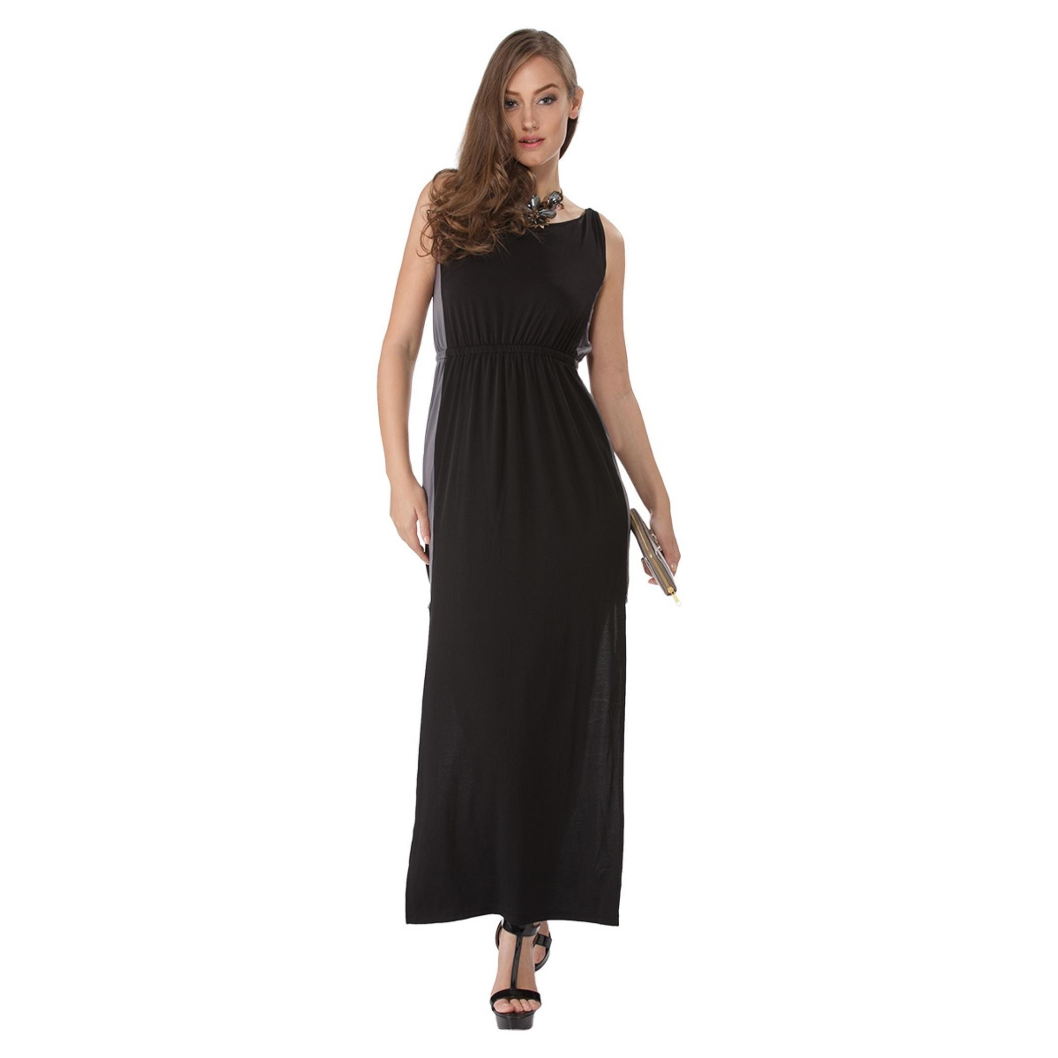 Double Slit Maxi Dress-women-clothing-dresses-image-1