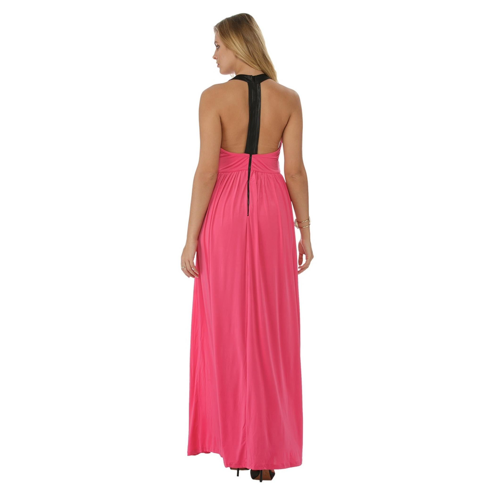 Dual-tone Maxi Dress-women-clothing-dresses-image-2