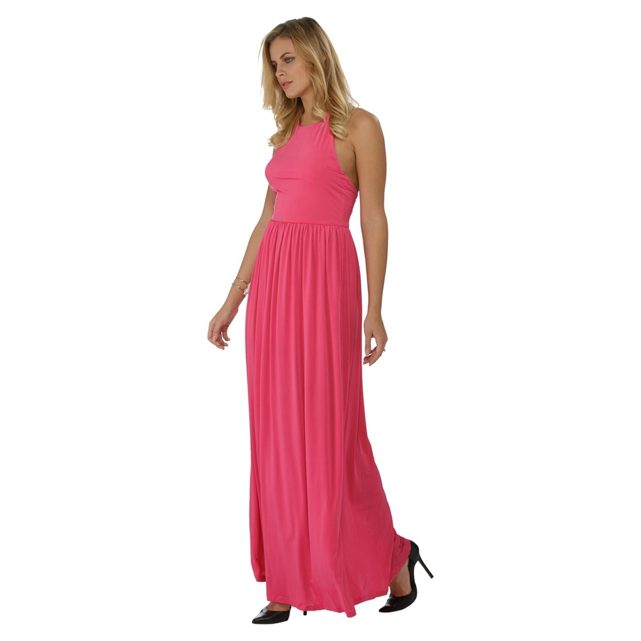 Dual-tone Maxi Dress-women-clothing-dresses-image-3