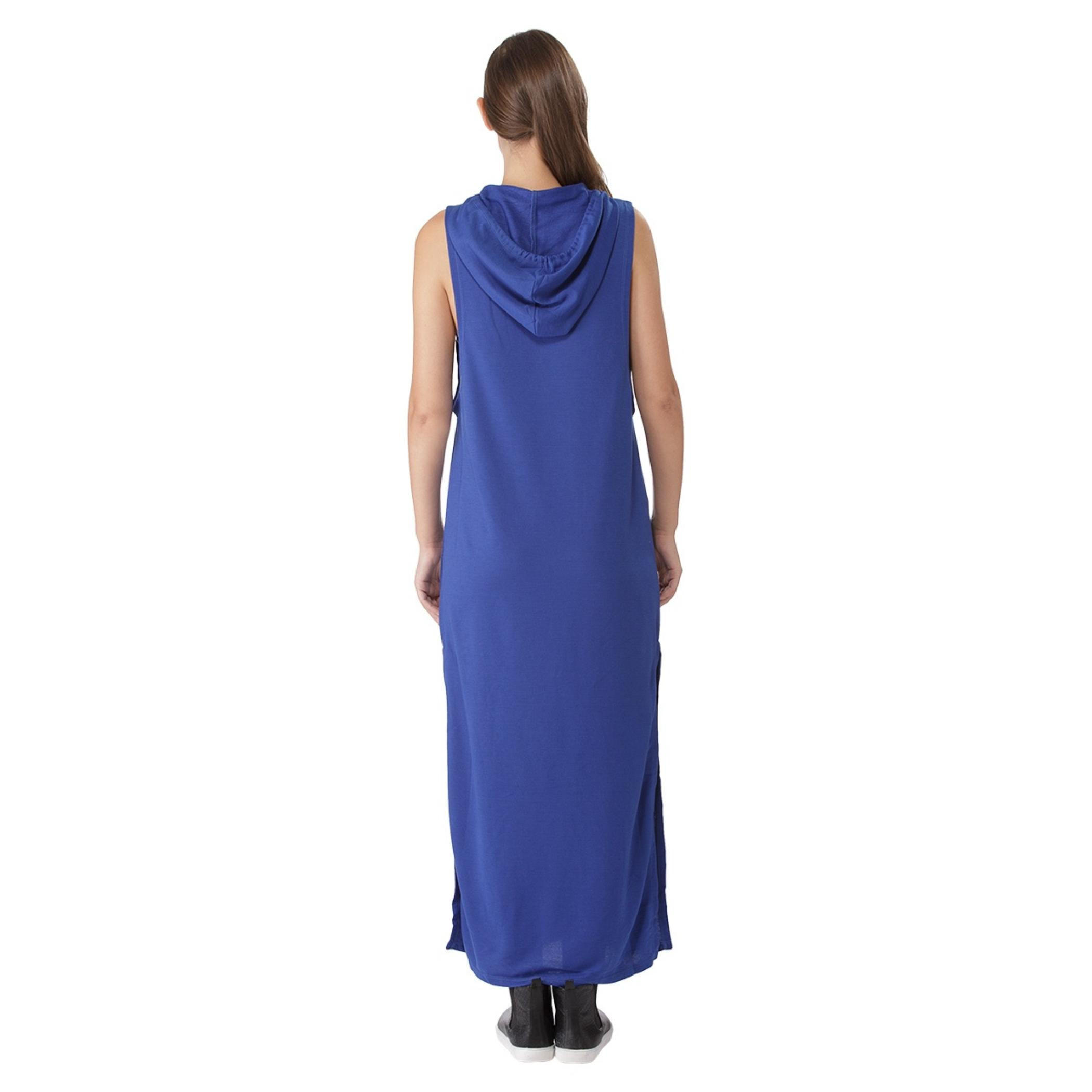 Double Slit Maxi Dress with Hood-women-clothing-dresses-image-2