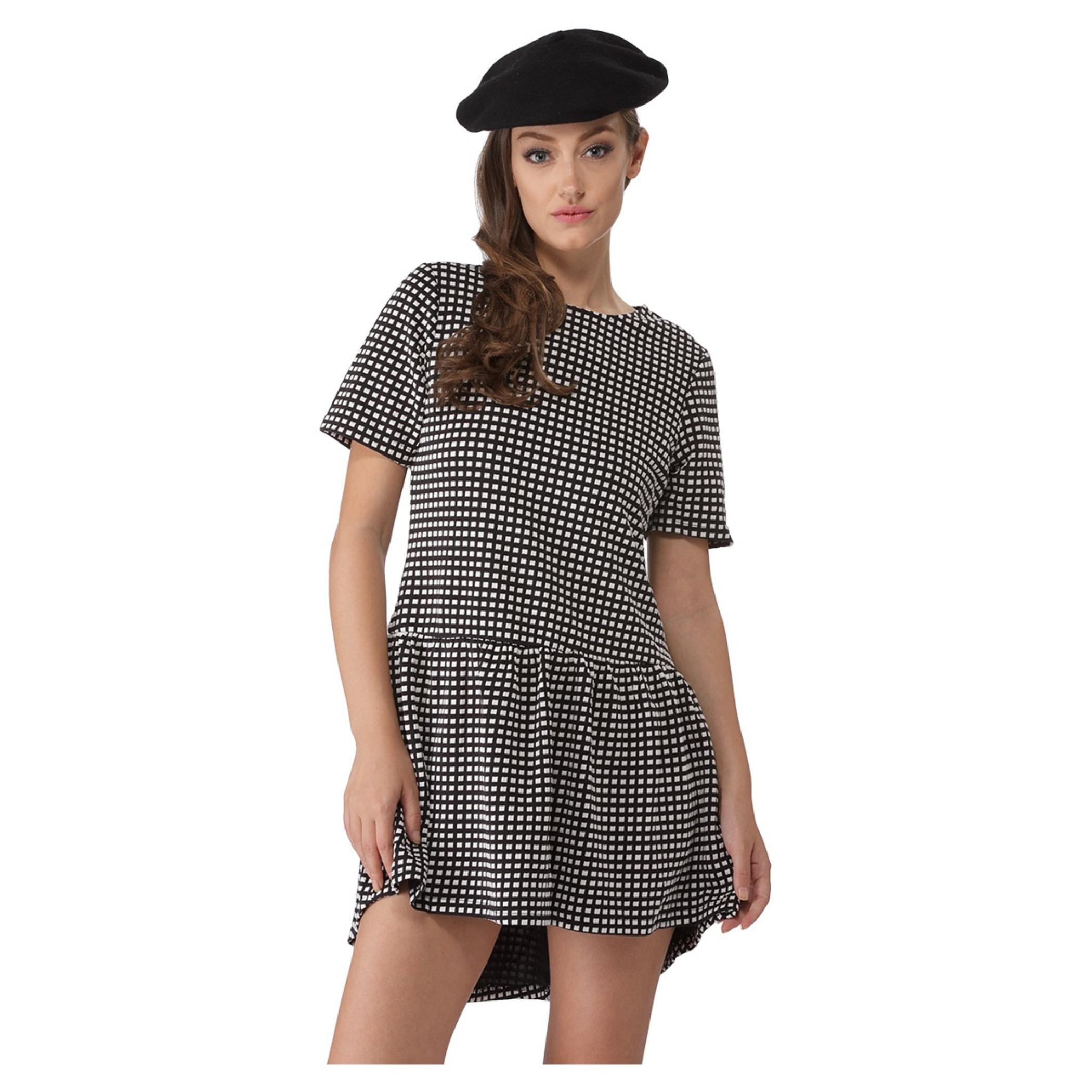High-low Plaid Dress-women-clothing-dresses-image-1