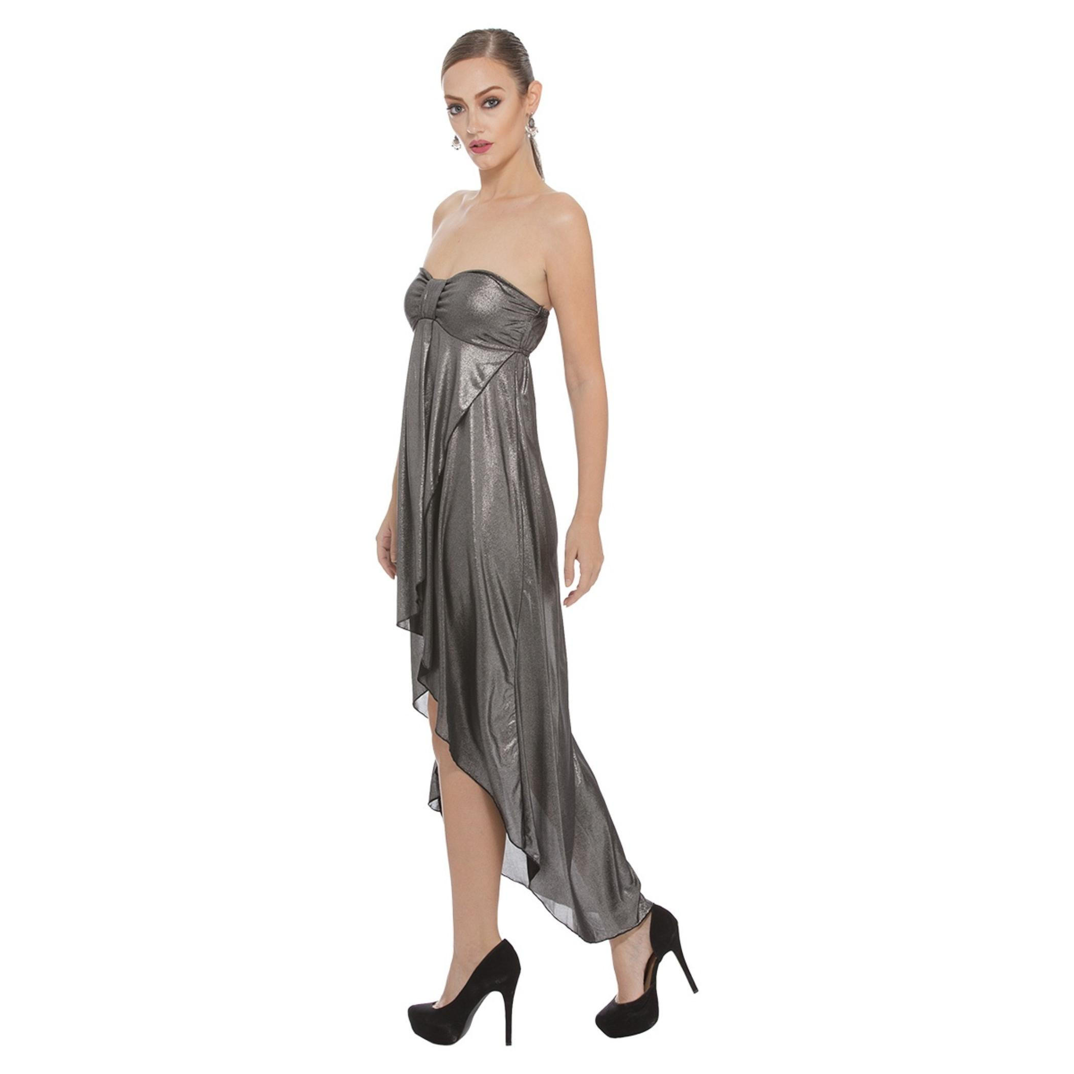 Bandeau Dress with Uneven Hems-women-clothing-dresses-image-3