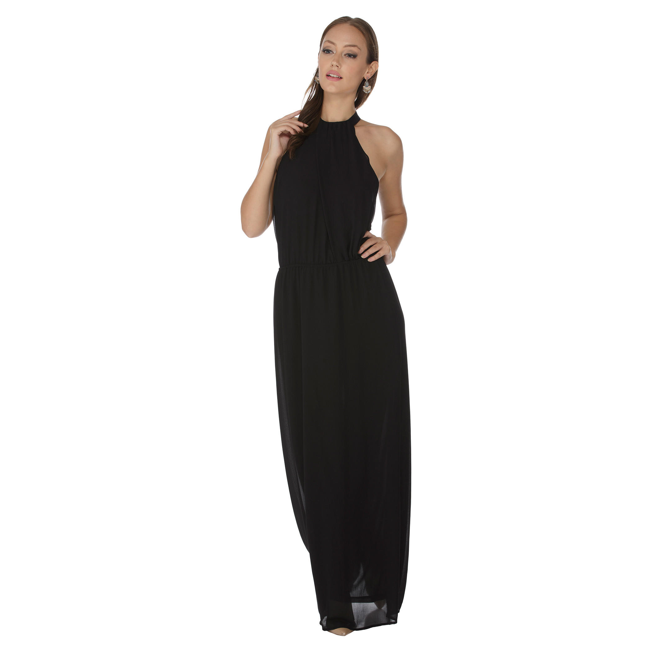 Solid Colour Maxi Dress-women-clothing-dresses-image-1