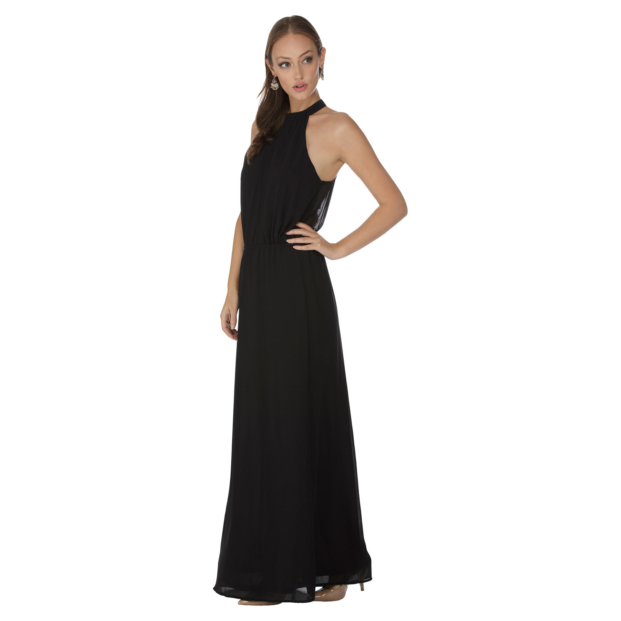 Solid Colour Maxi Dress-women-clothing-dresses-image-3