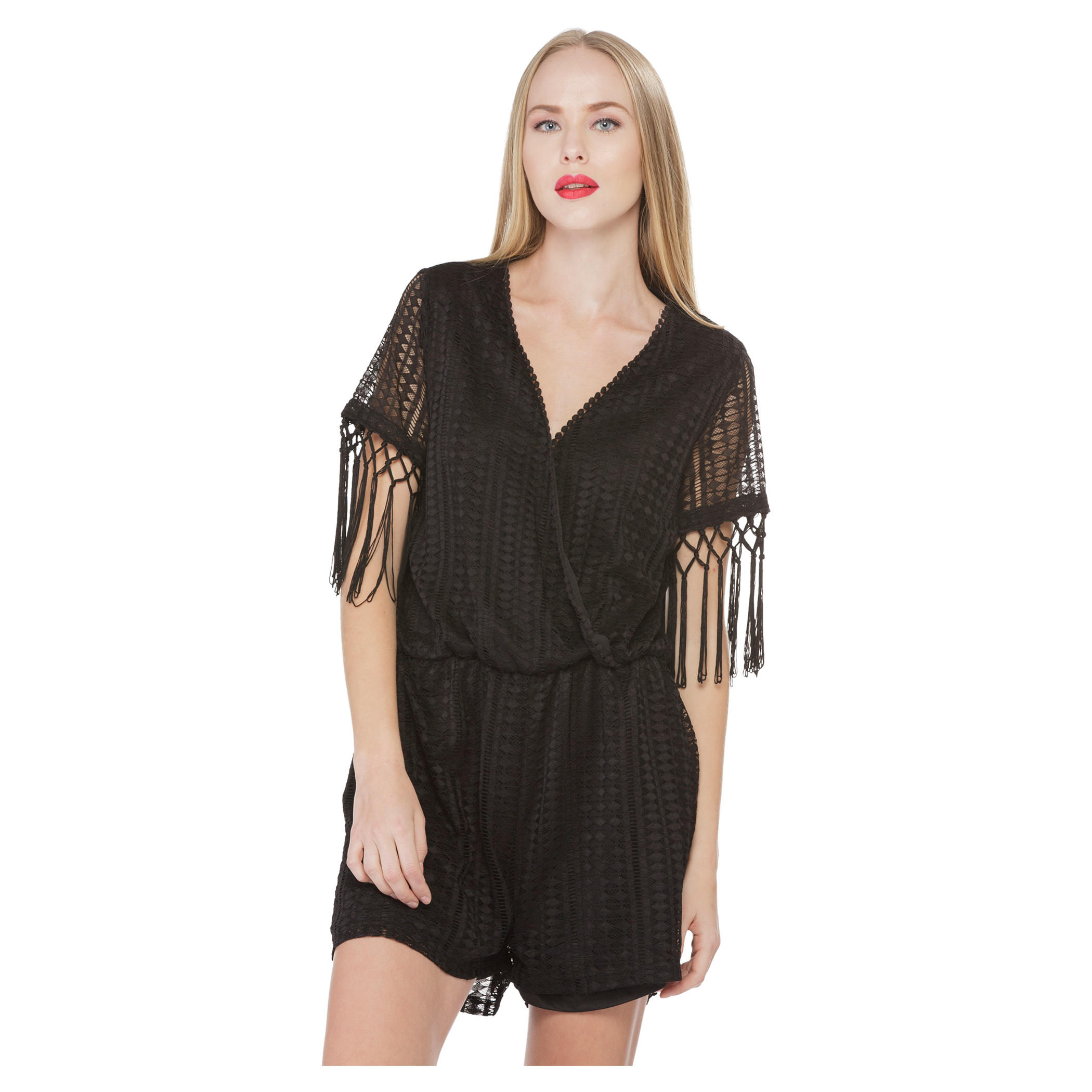 Solid Colour Playsuit-women-clothing-jumpsuits-image-1