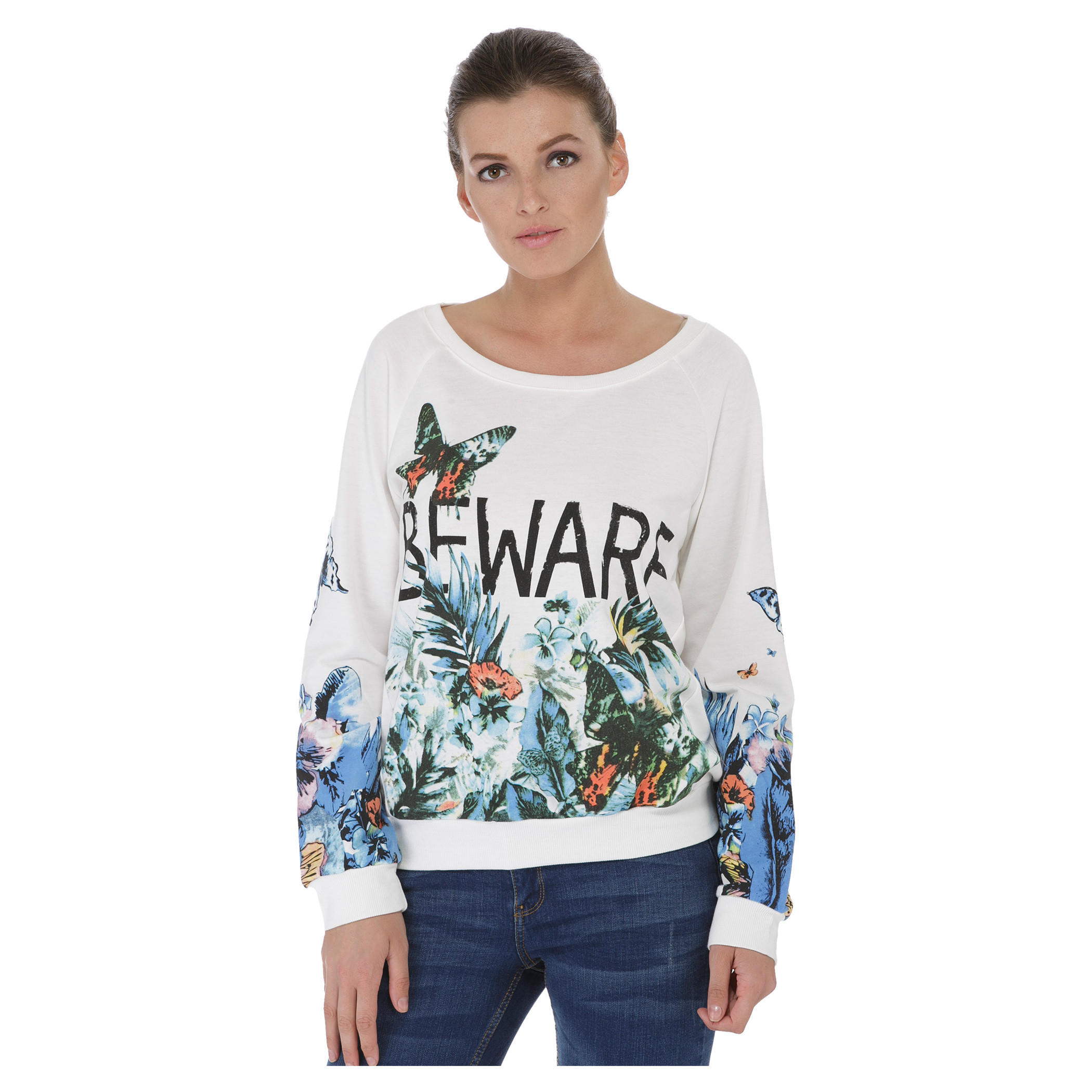 Floral Print Top-women-winterwear-hoodiesandsweatshirts-sweatshirts-image-1