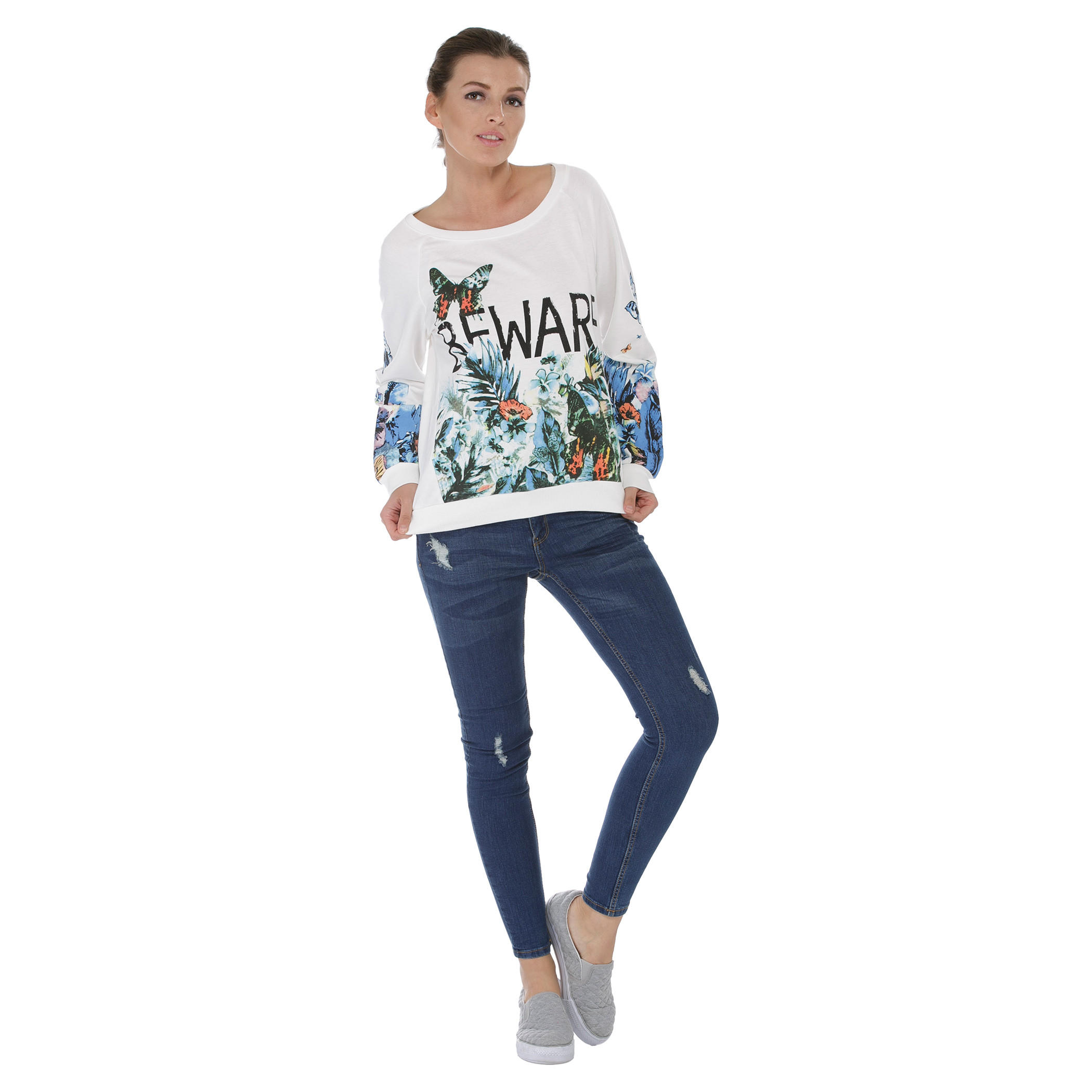 Floral Print Top-women-winterwear-hoodiesandsweatshirts-sweatshirts-image-5