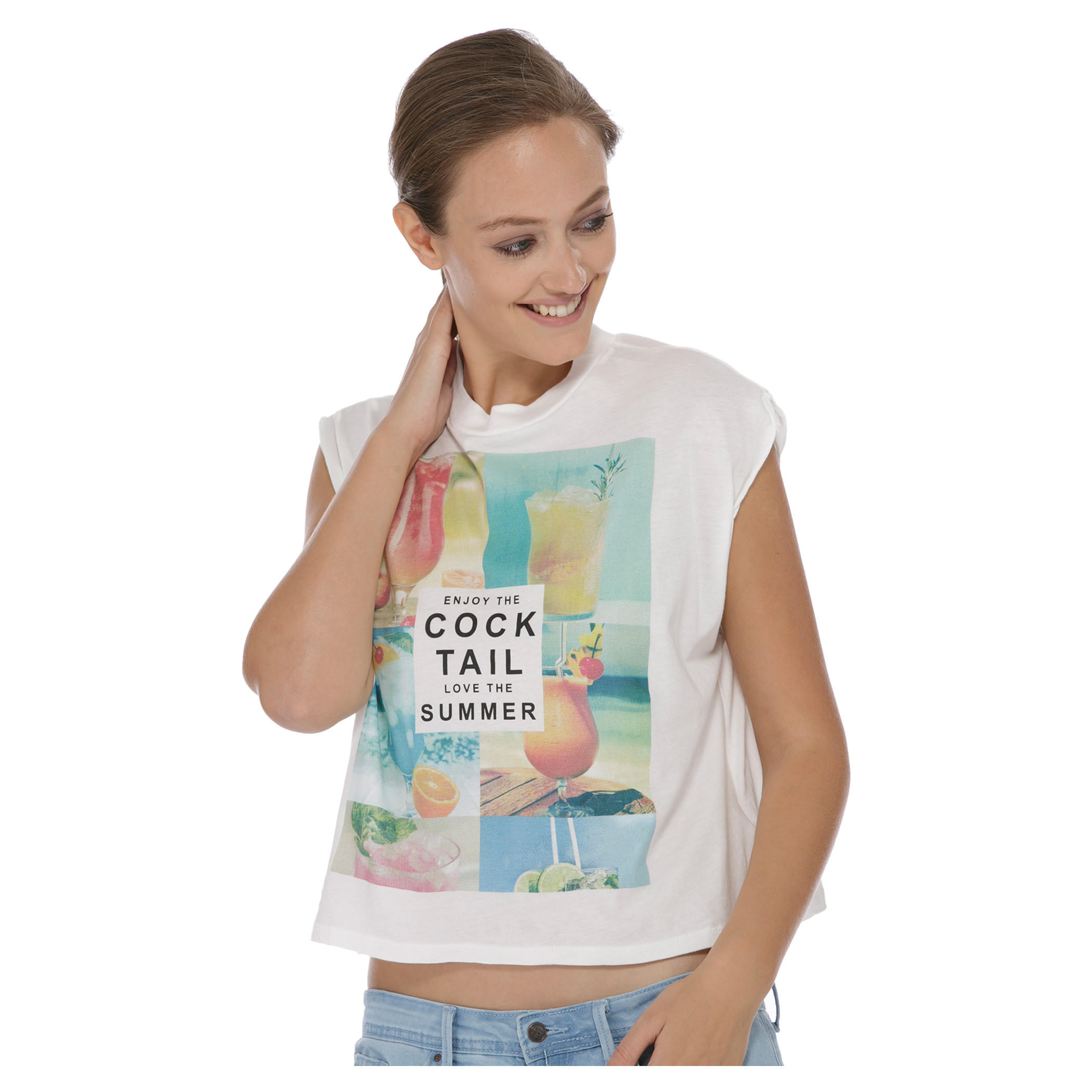 Printed Crew Neck Crop Top-women-clothing-tshirts-image-5