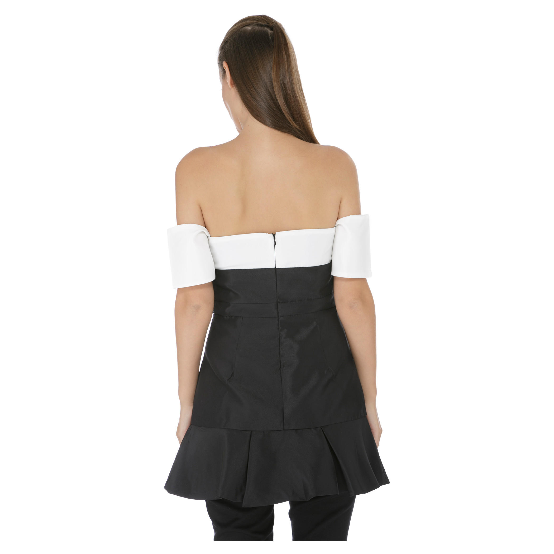 Dual-tone Tube Top-women-clothing-shirtsandblouses-blouses-image-2