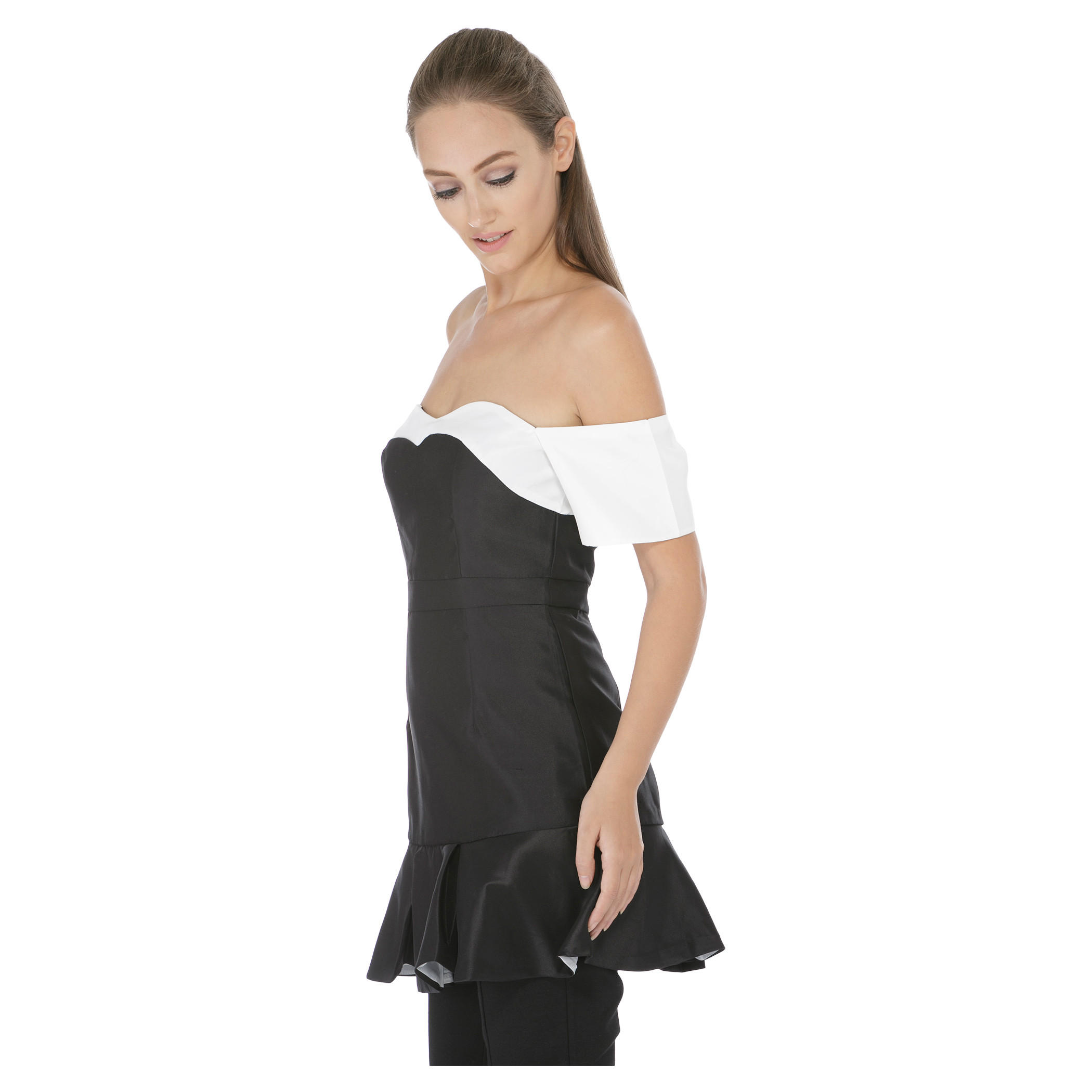 Dual-tone Tube Top-women-clothing-shirtsandblouses-blouses-image-3