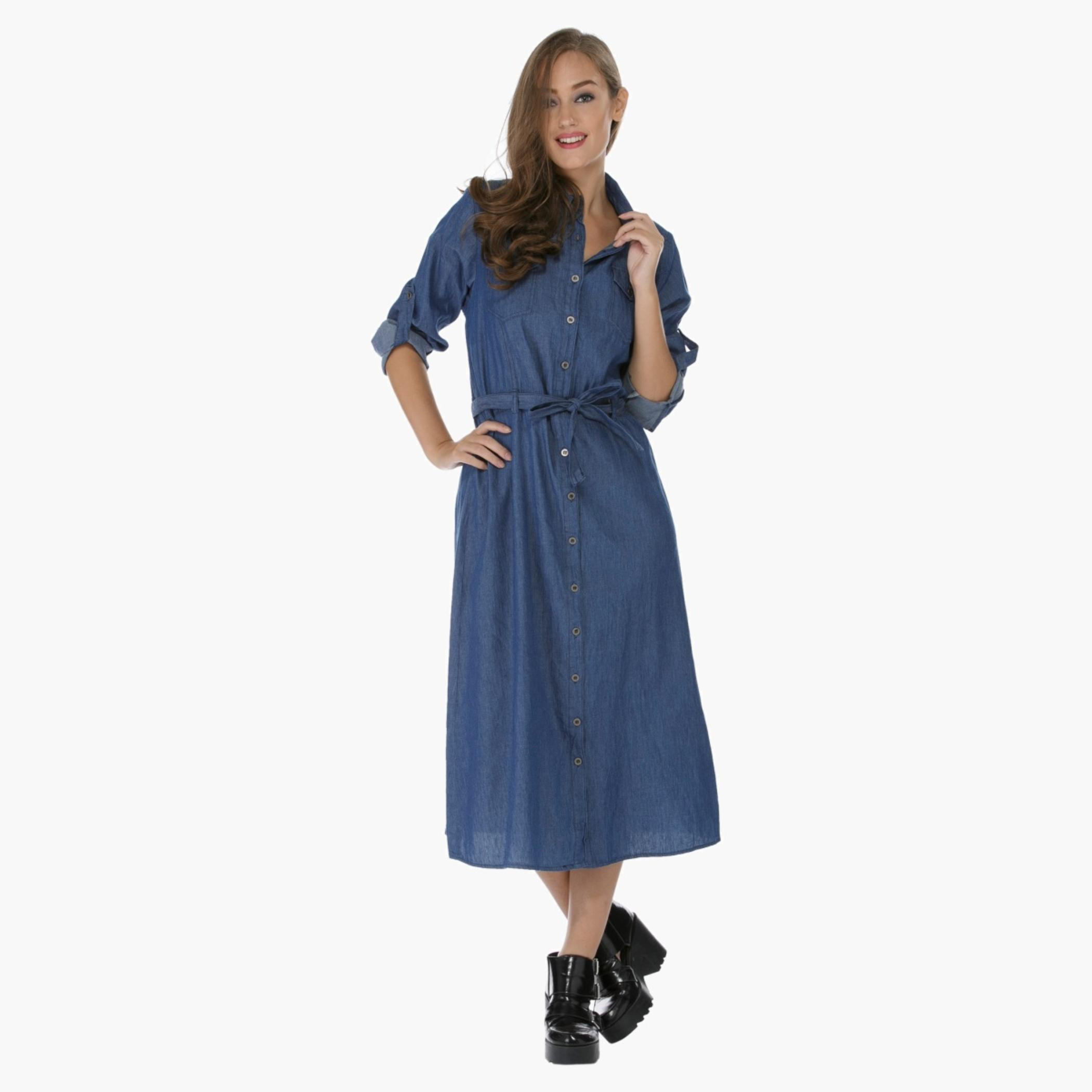Denim Dress-women-clothing-dresses-image-1