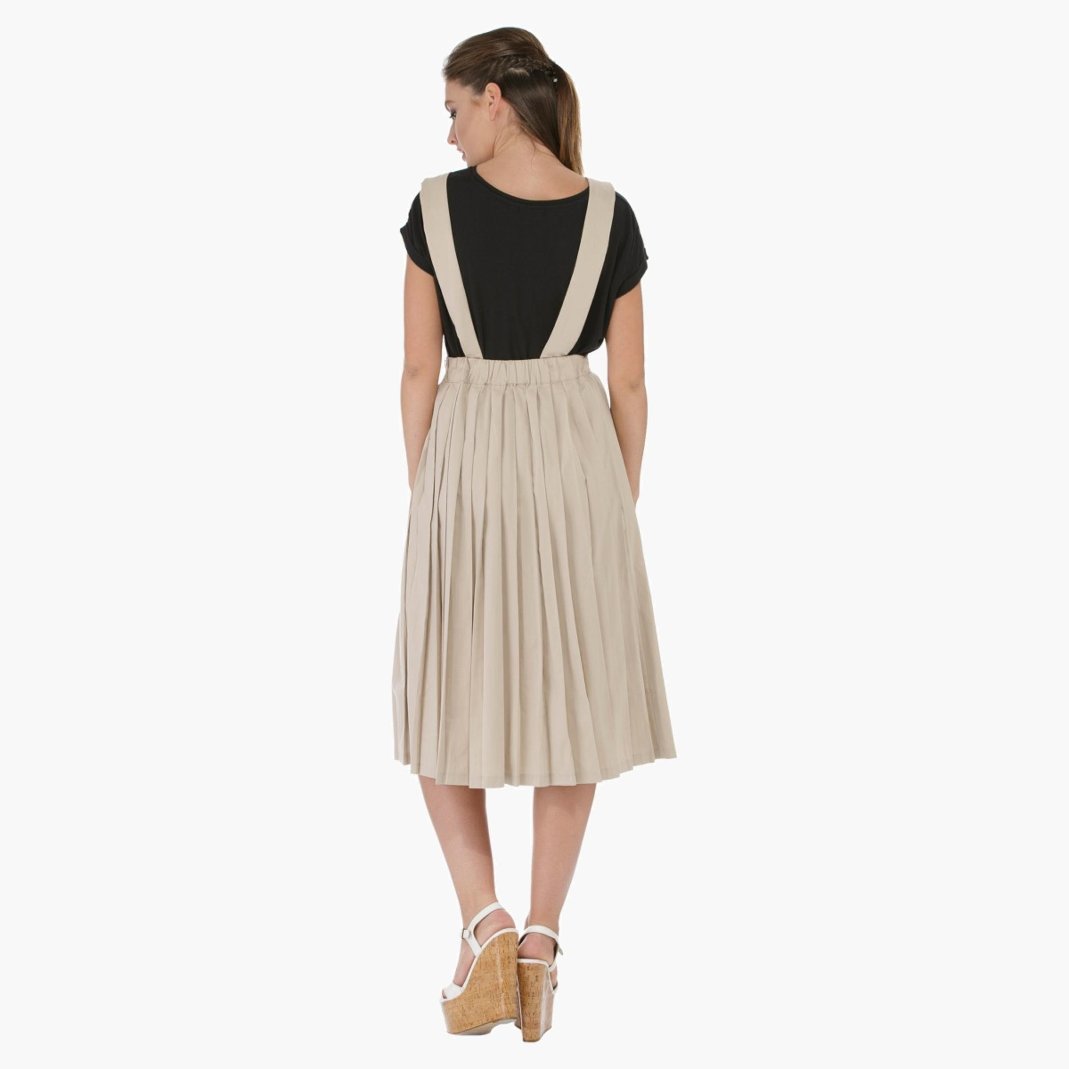 Solid Colour Pinafore -women-clothing-dresses-image-2