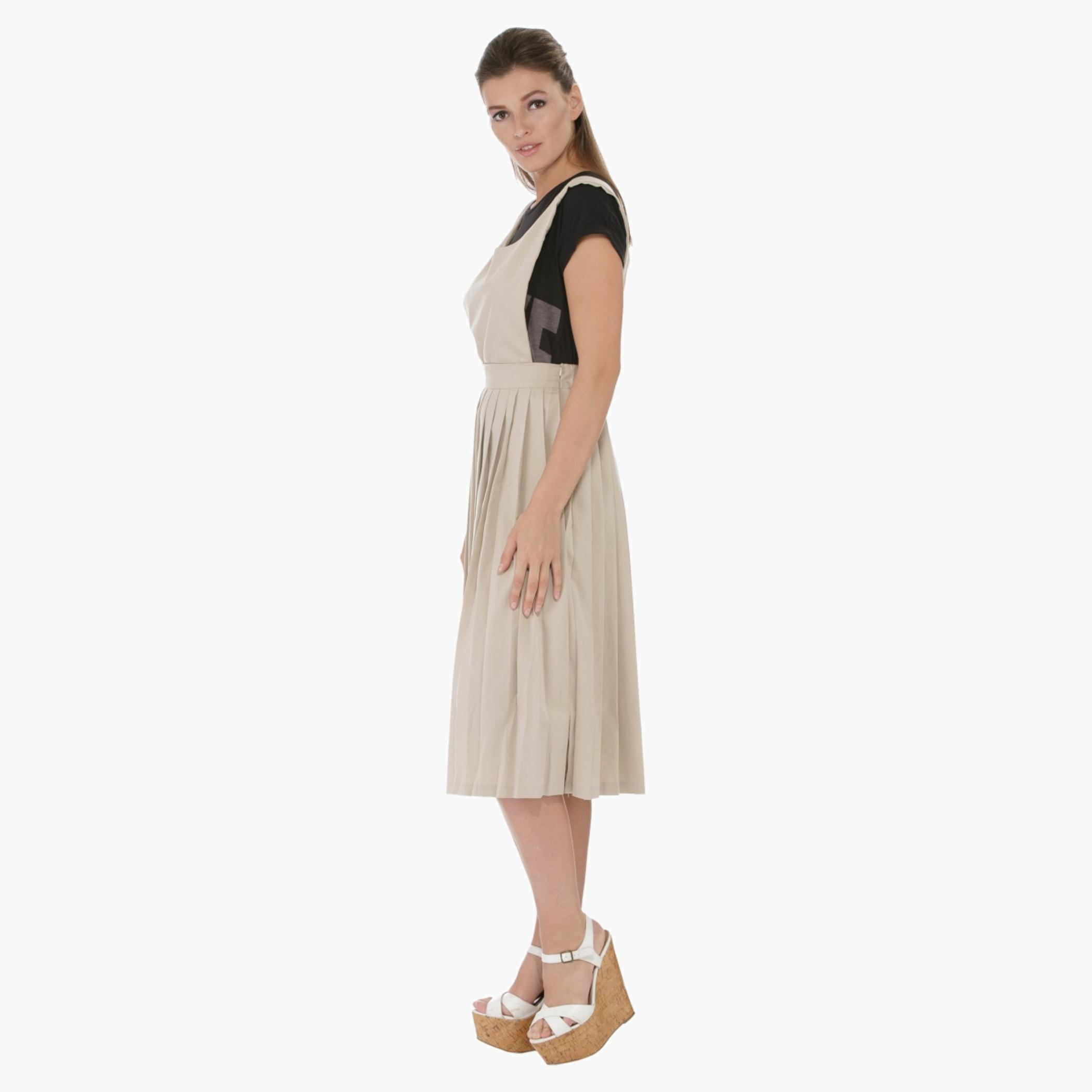 Solid Colour Pinafore -women-clothing-dresses-image-3