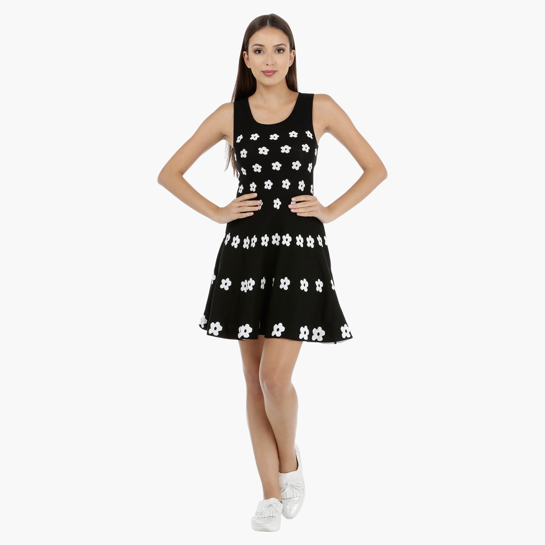 Floral Pattern Sleeveless Dress-women-clothing-dresses-image-5