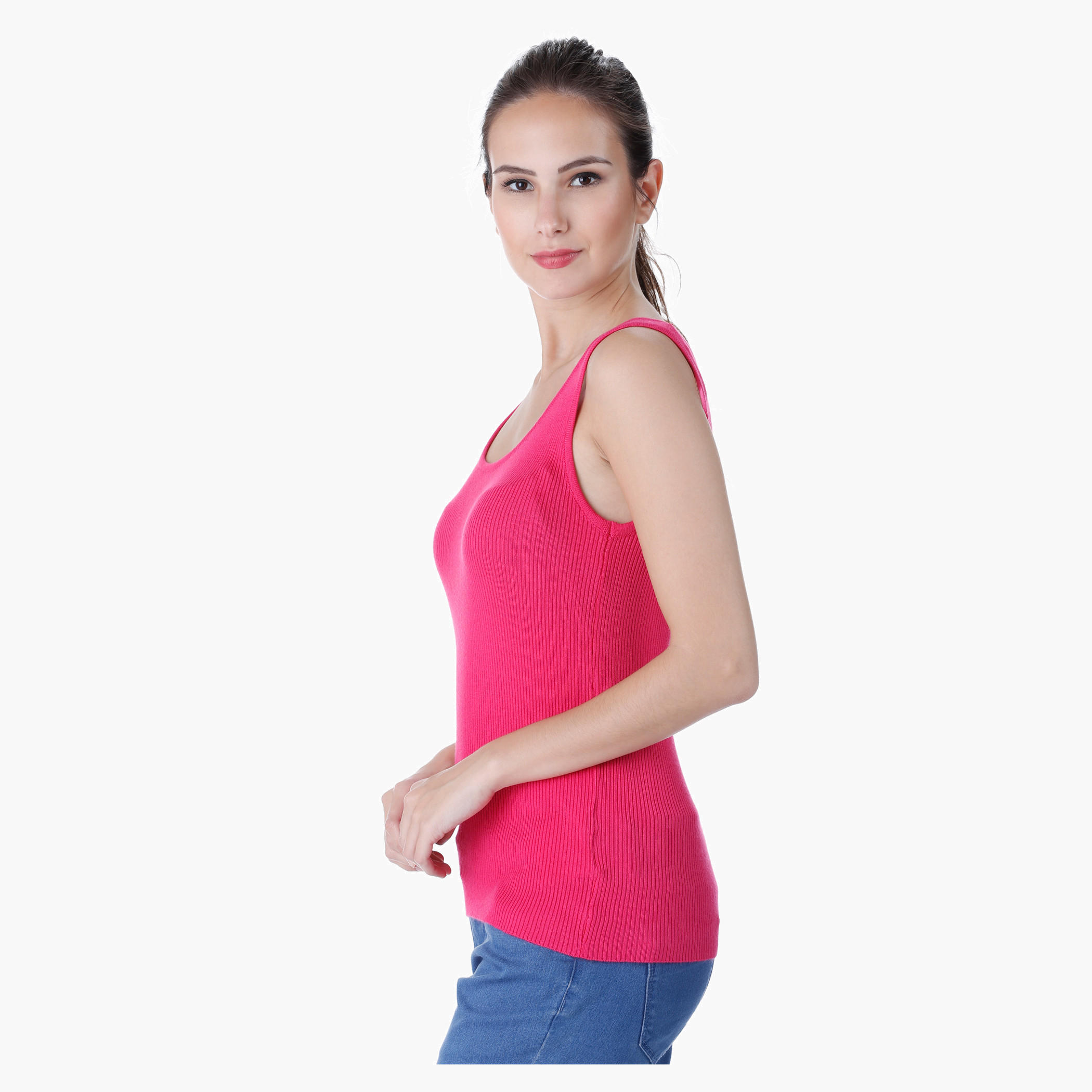 Scoop Neck Tank Top-women-clothing-tshirts-image-3