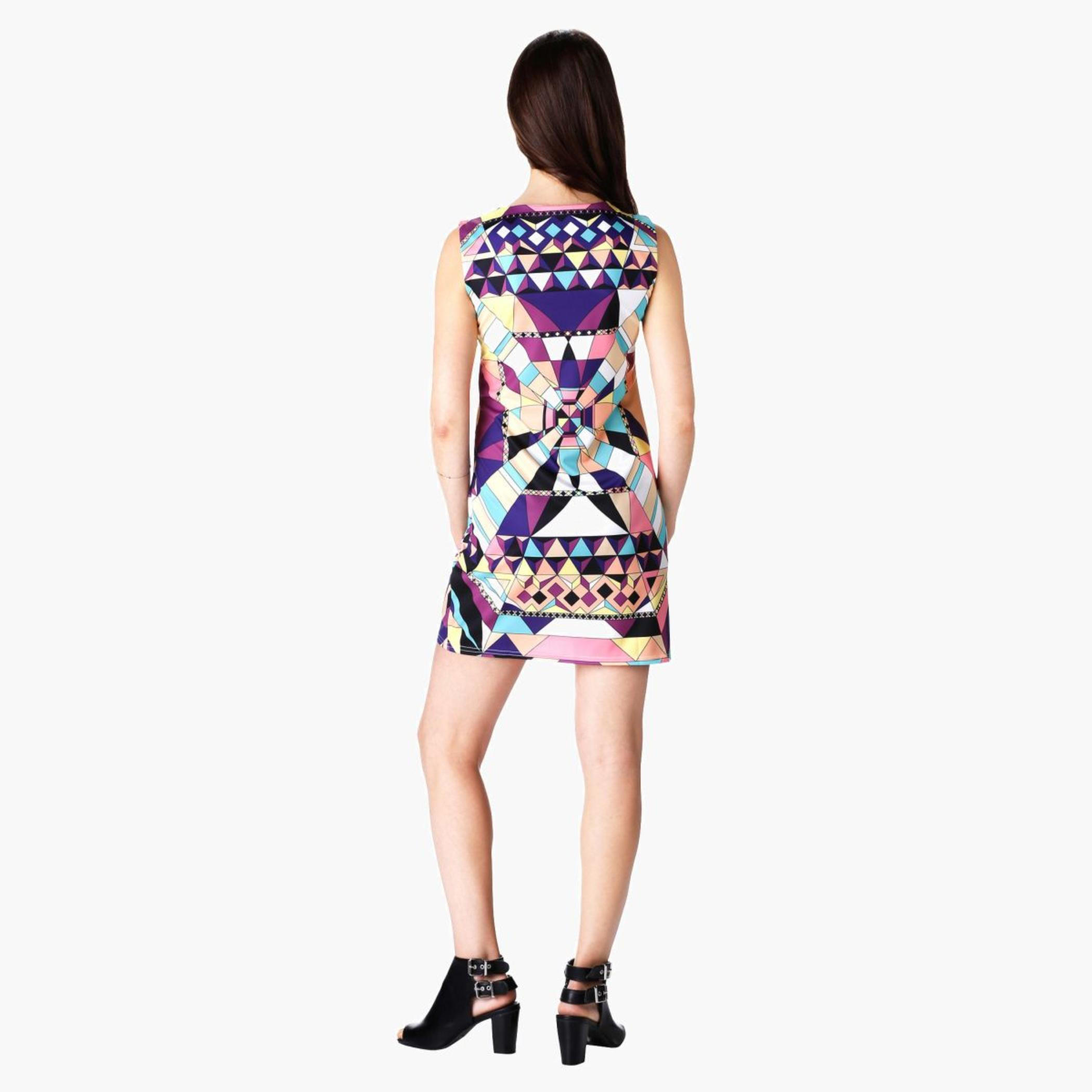 Round Neck Shift Dress-women-clothing-dresses-image-3