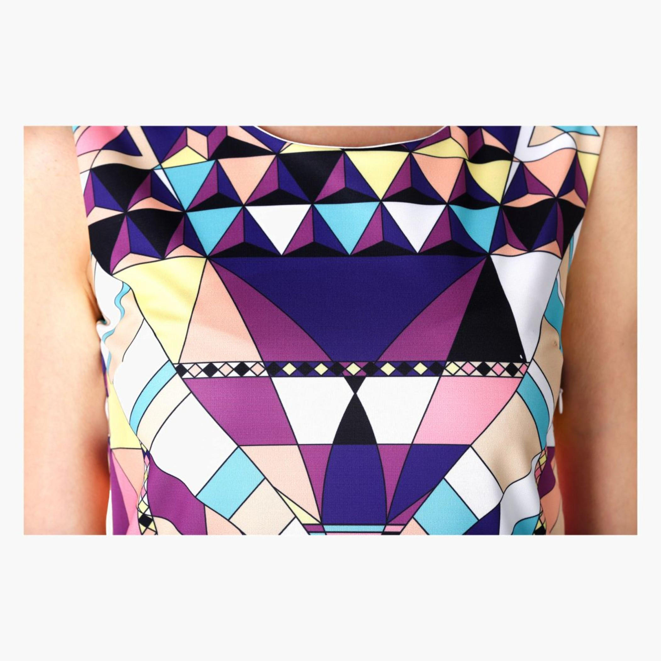 Round Neck Shift Dress-women-clothing-dresses-image-1