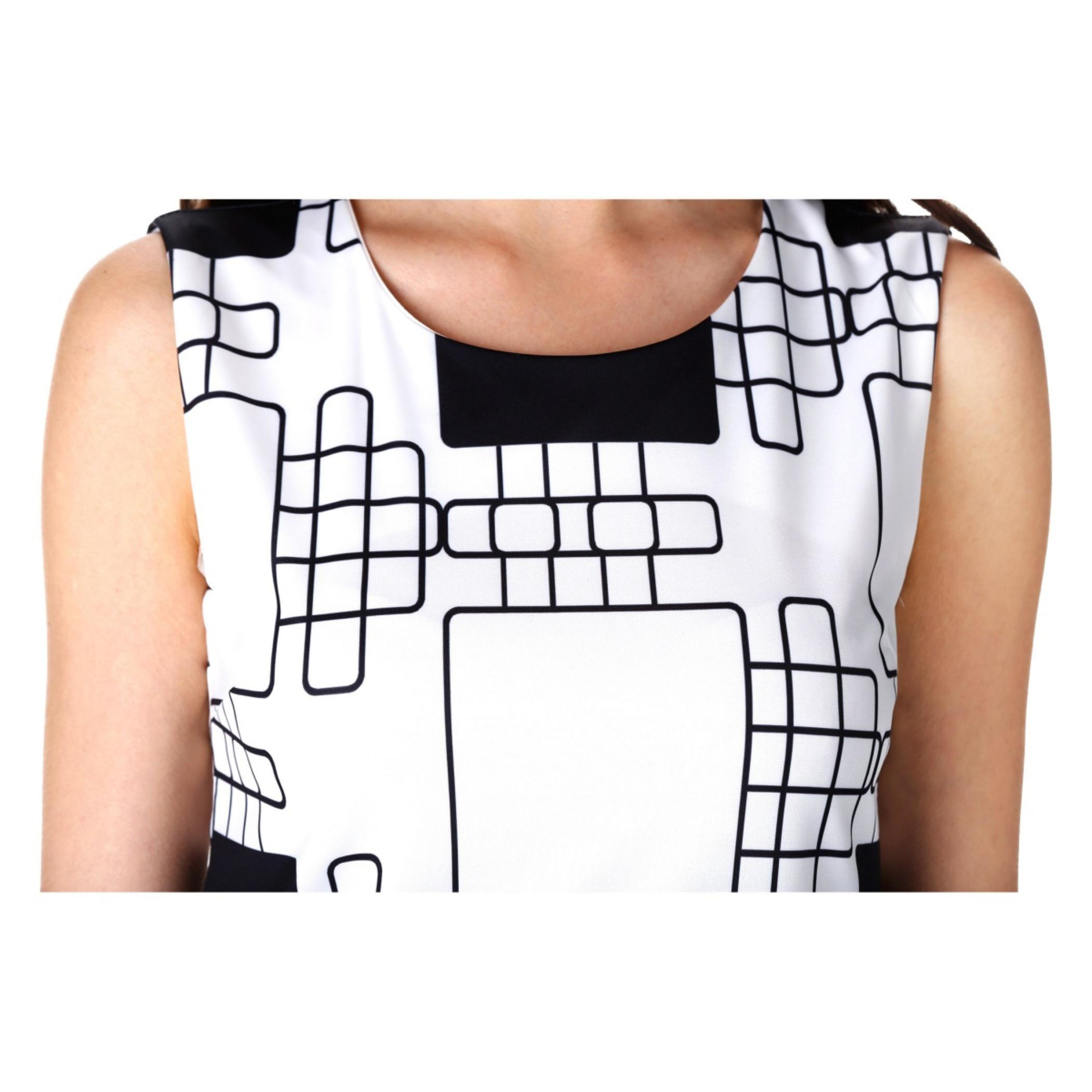 Round Neck Shift Dress-women-clothing-dresses-image-4