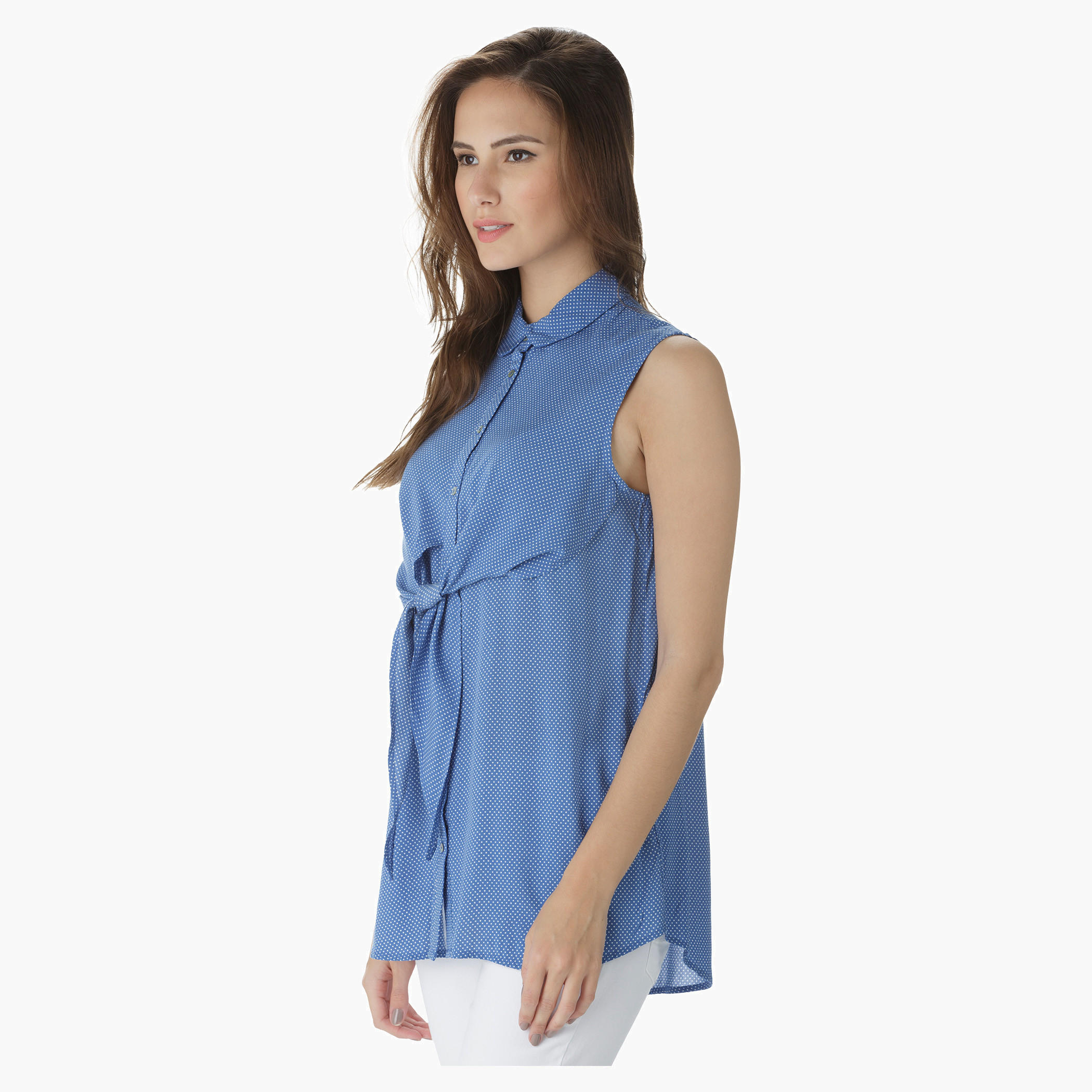 Polka Dot Shirt-women-clothing-shirtsandblouses-blouses-image-3