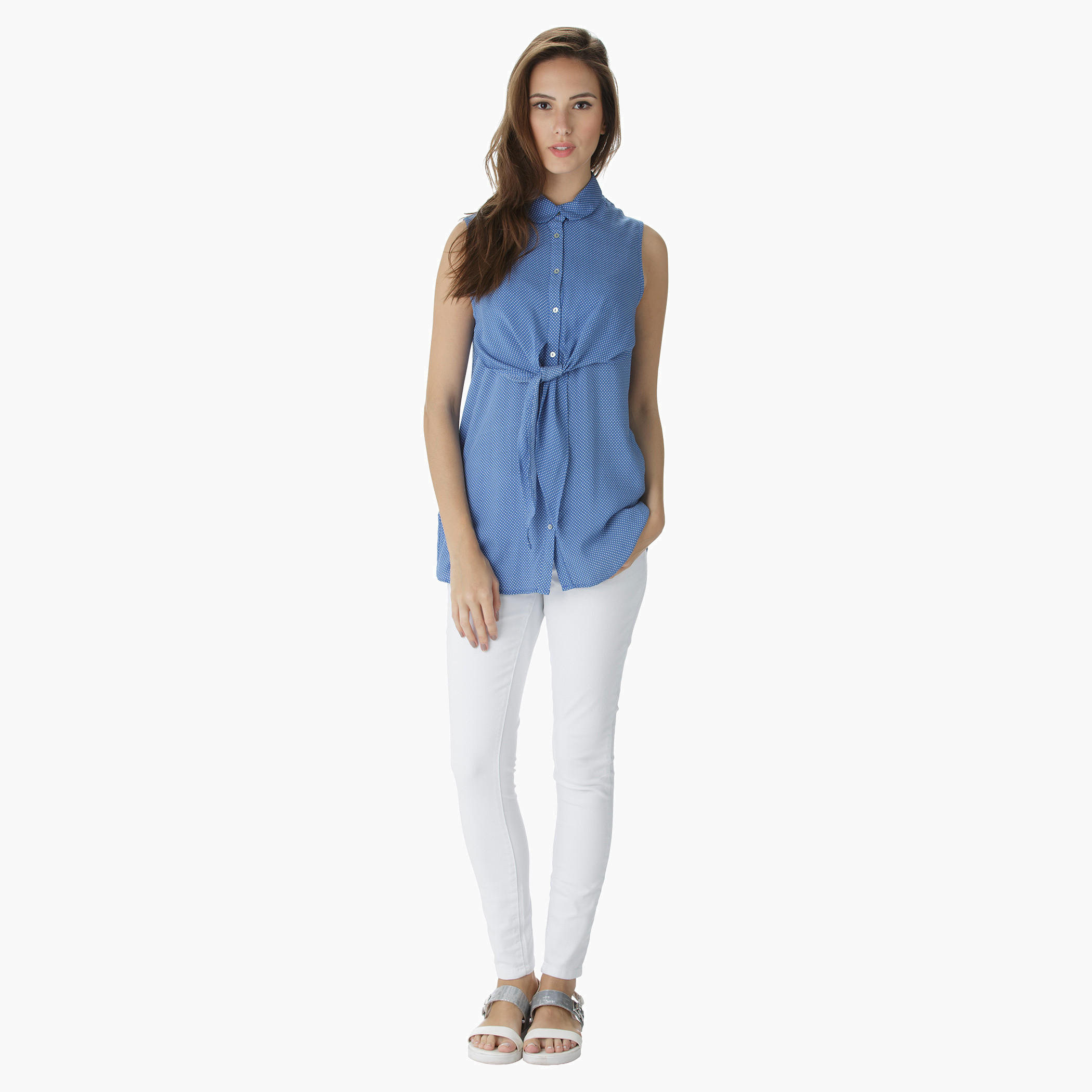 Polka Dot Shirt-women-clothing-shirtsandblouses-blouses-image-1