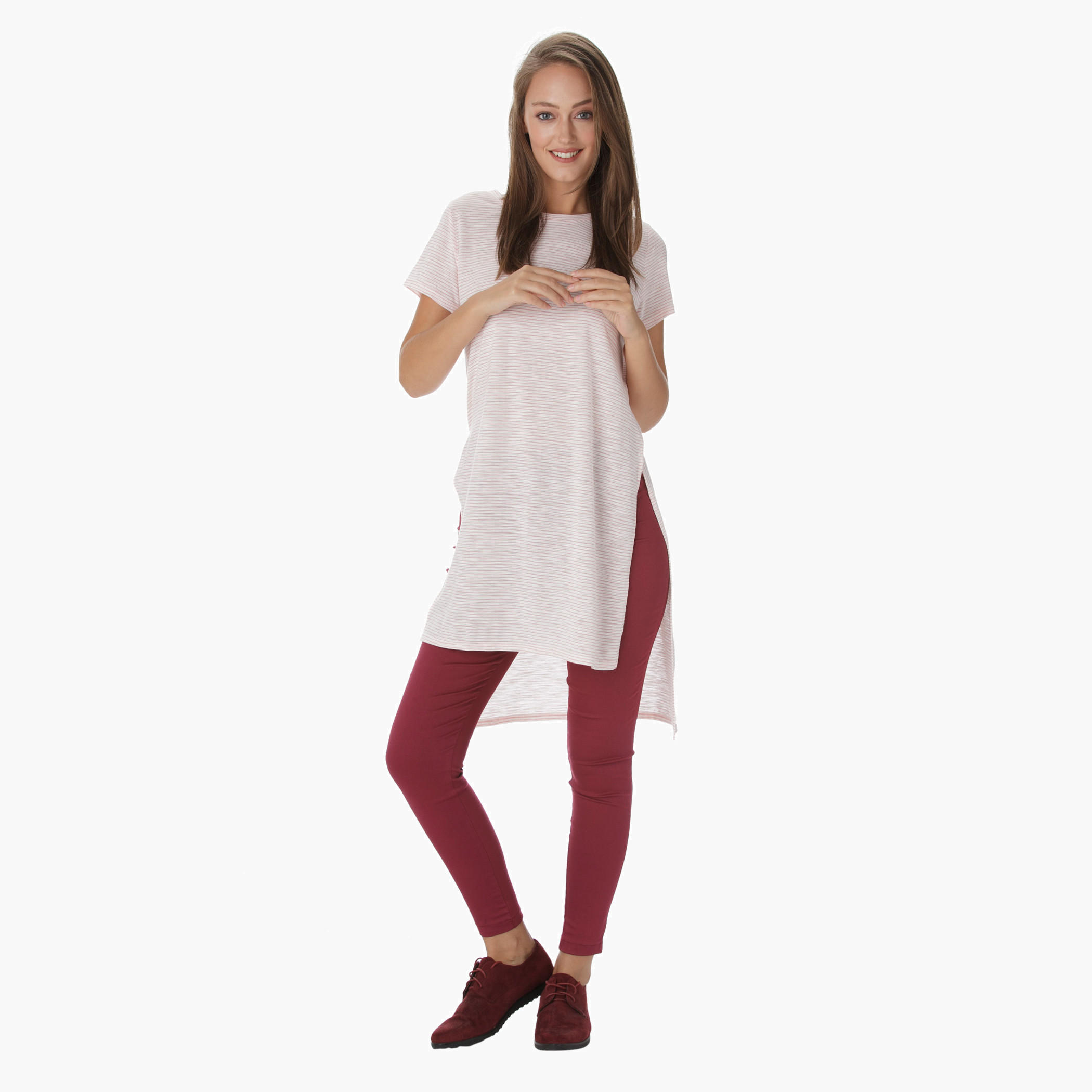 2Xtremz Knit Long Tunic with Side Slits-women-clothing-tshirts-image-5