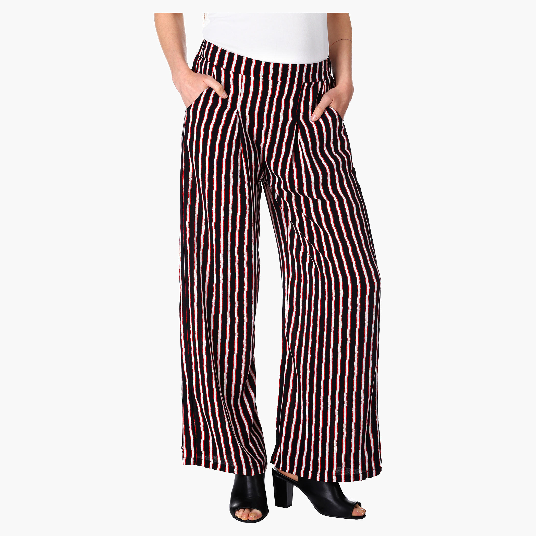 Striped Palazzo Pants-women-clothing-bottoms-trousers-image-1