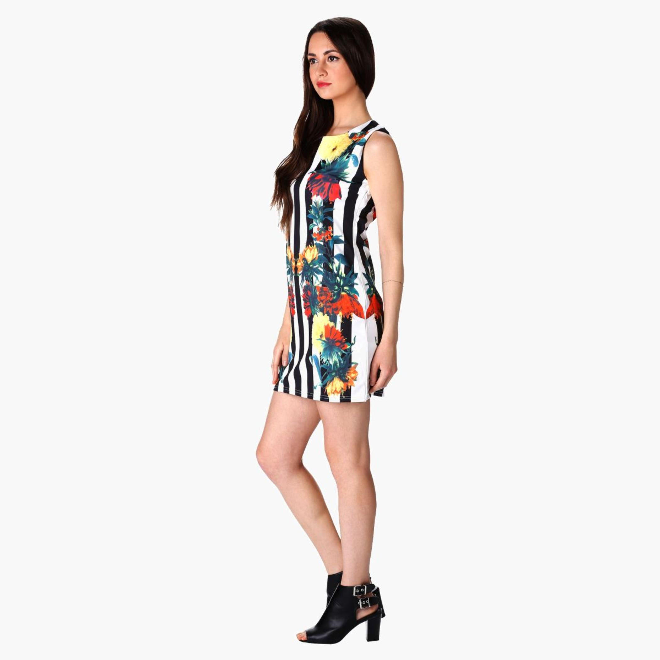 Floral Print Shift Dress-women-clothing-dresses-image-3