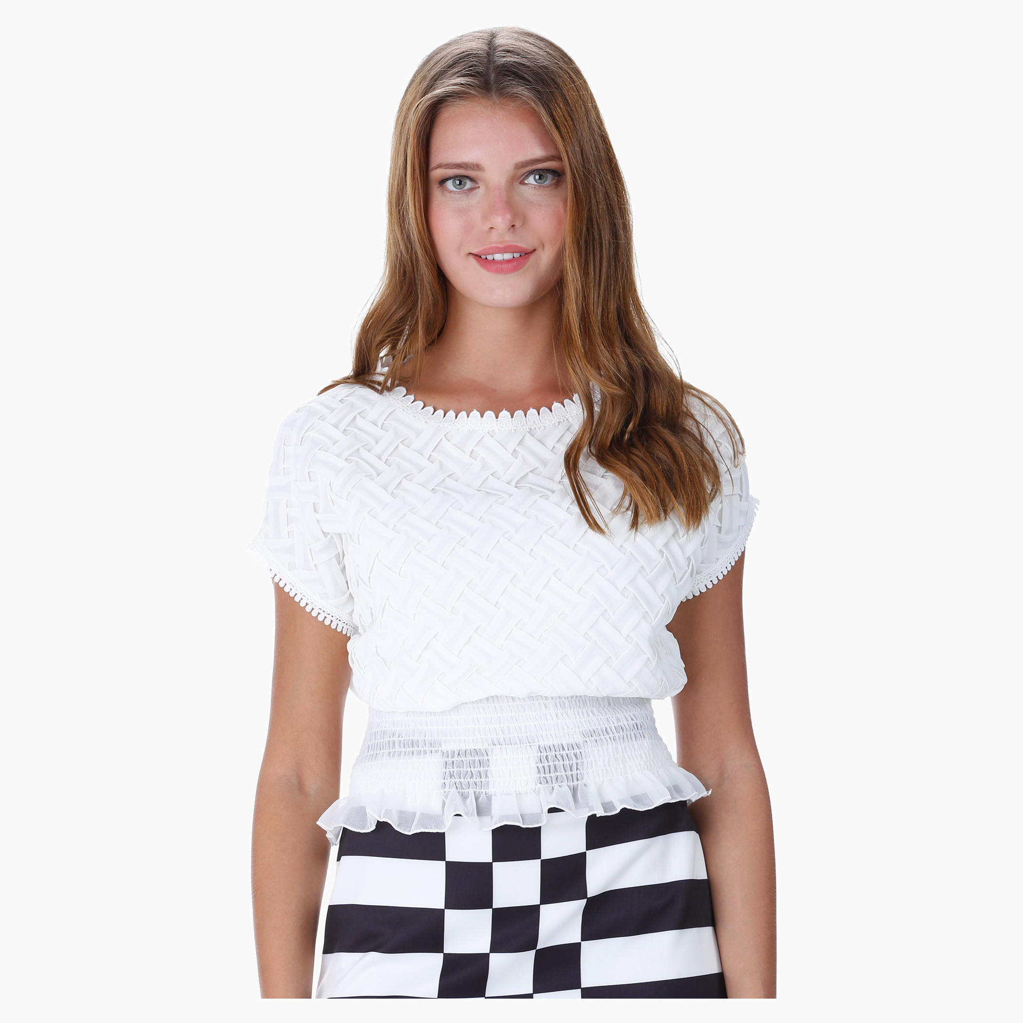 Solid Colour Top-women-clothing-shirtsandblouses-blouses-image-1